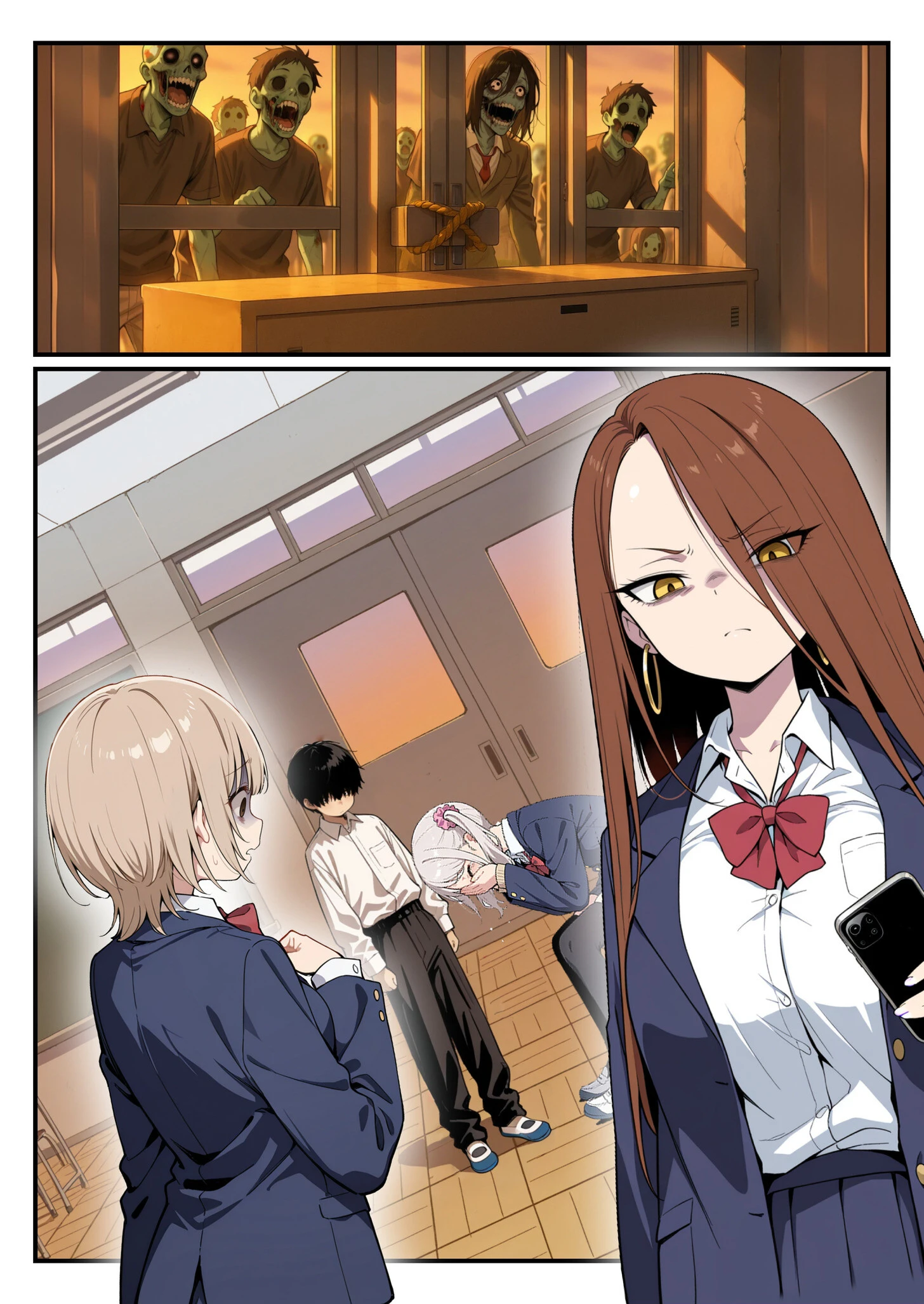 ゾンビに支配された学園で冴えない童貞のオタク君が少女たちの救世主になる話（1）ページ10