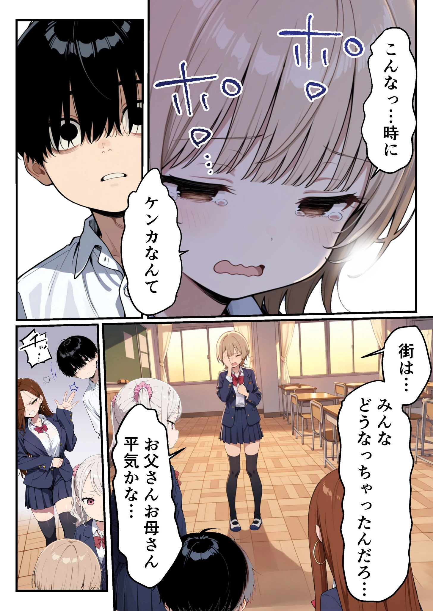 ゾンビに支配された学園で冴えない童貞のオタク君が少女たちの救世主になる話（1）ページ12