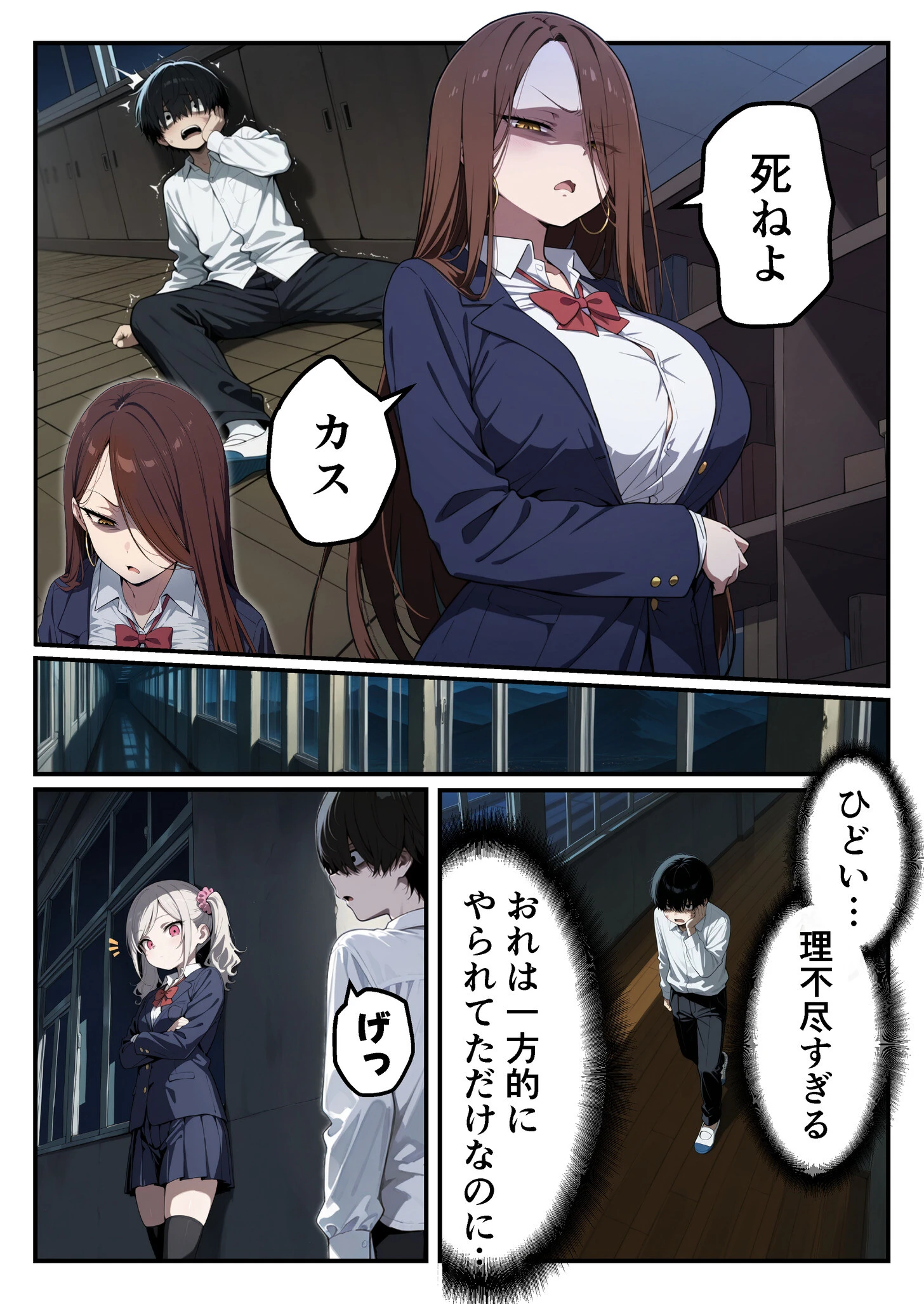 ゾンビに支配された学園で冴えない童貞のオタク君が少女たちの救世主になる話（1）ページ24