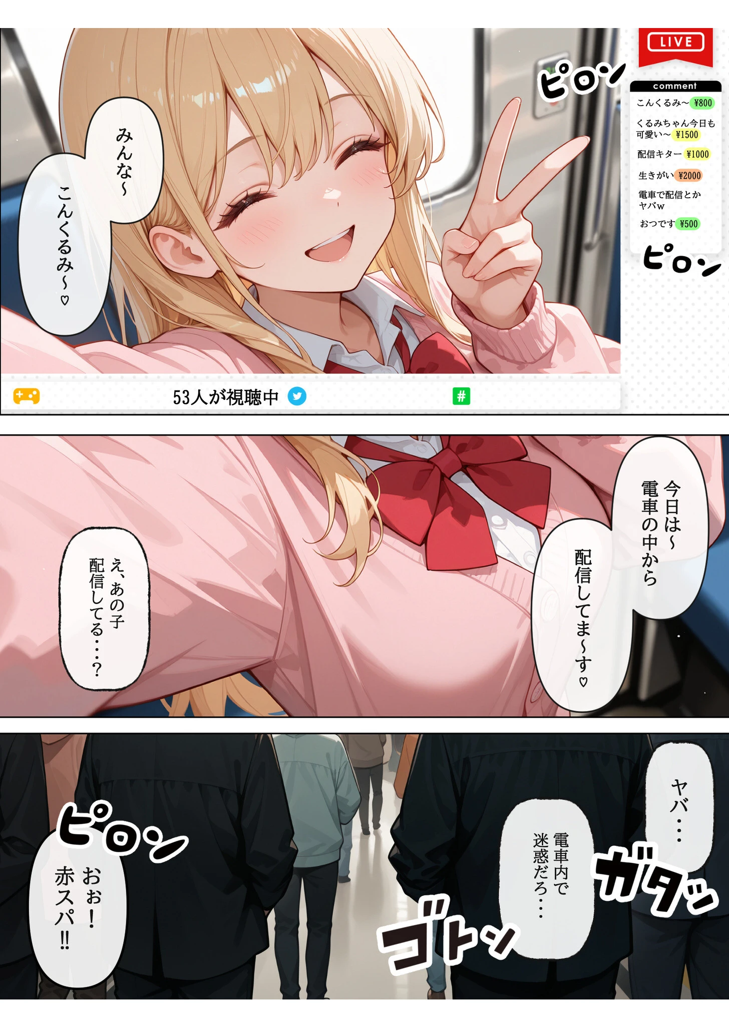 迷惑投稿者を、捕まえた!(1) 〜性的指導で生ハメ配信〜ページ6