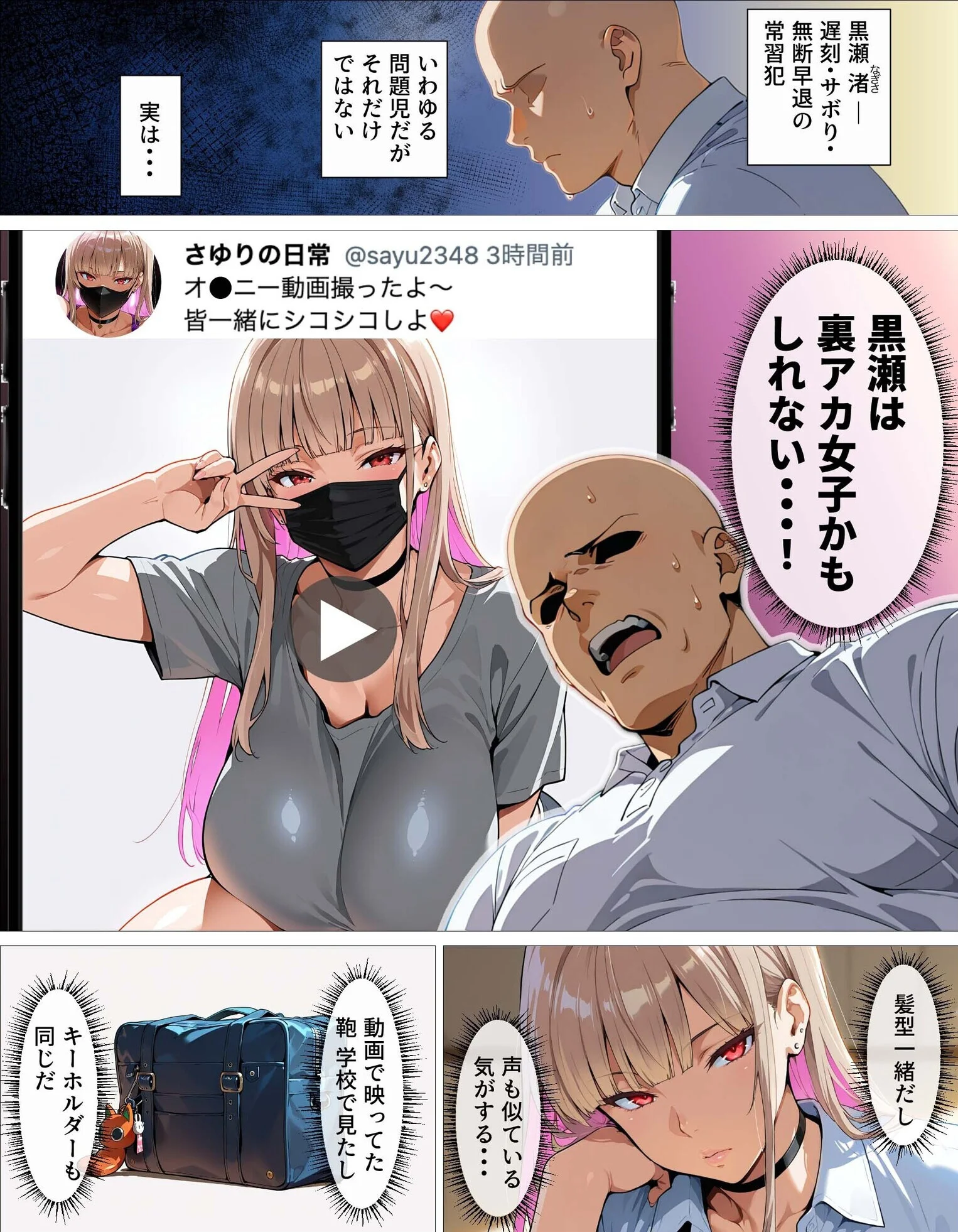教え子ギャルの裏アカを見つけた話〜竿役契約から始まるガチ恋堕ちSEX〜≪電子単行本≫ページ7