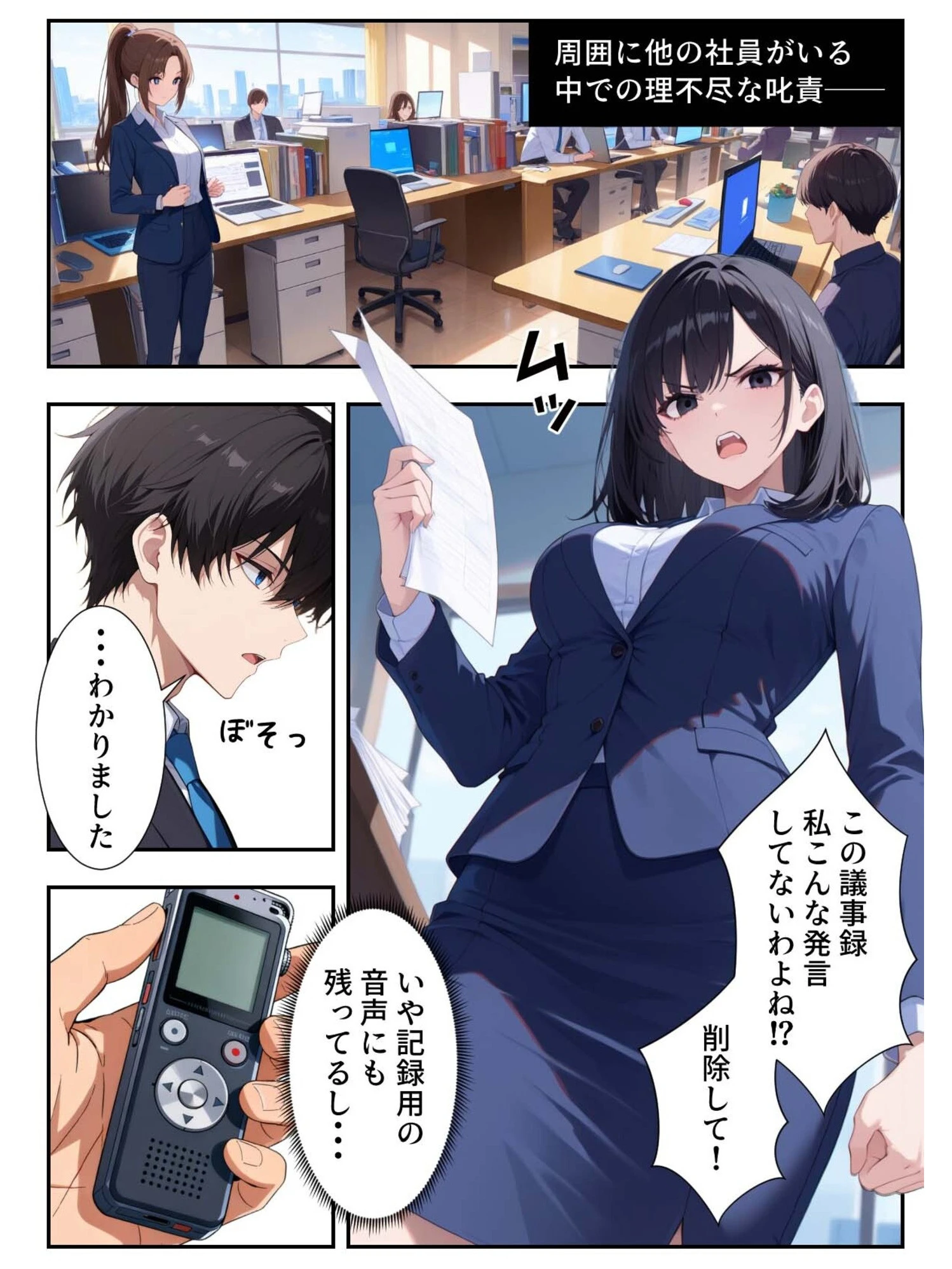 パワハラ女上司の弱みを握ったのでヤリたい放題した話ページ5