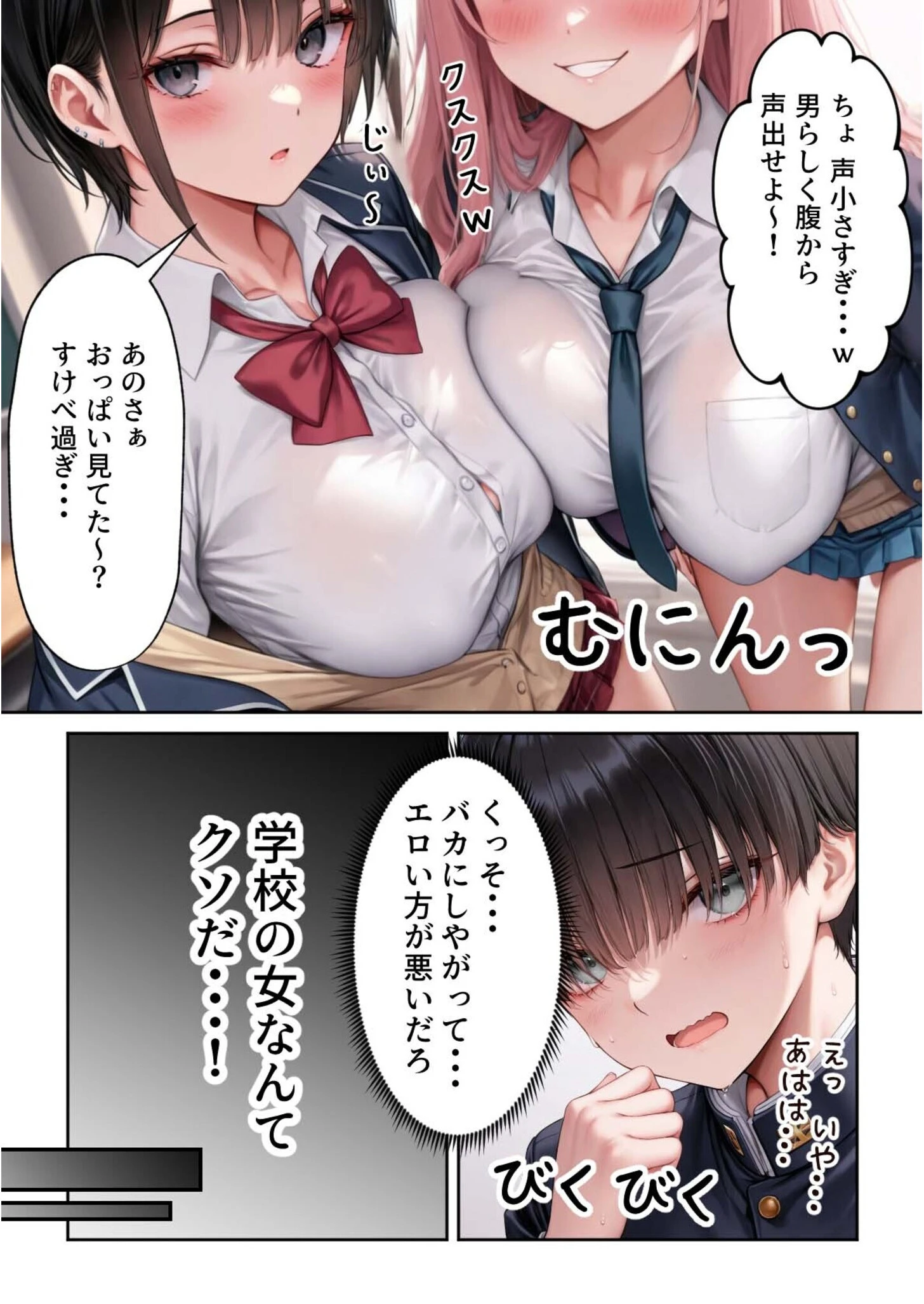 噂のメイドカフェに行ったらクラスの一軍ギャルたちがご奉仕メイドだったページ4