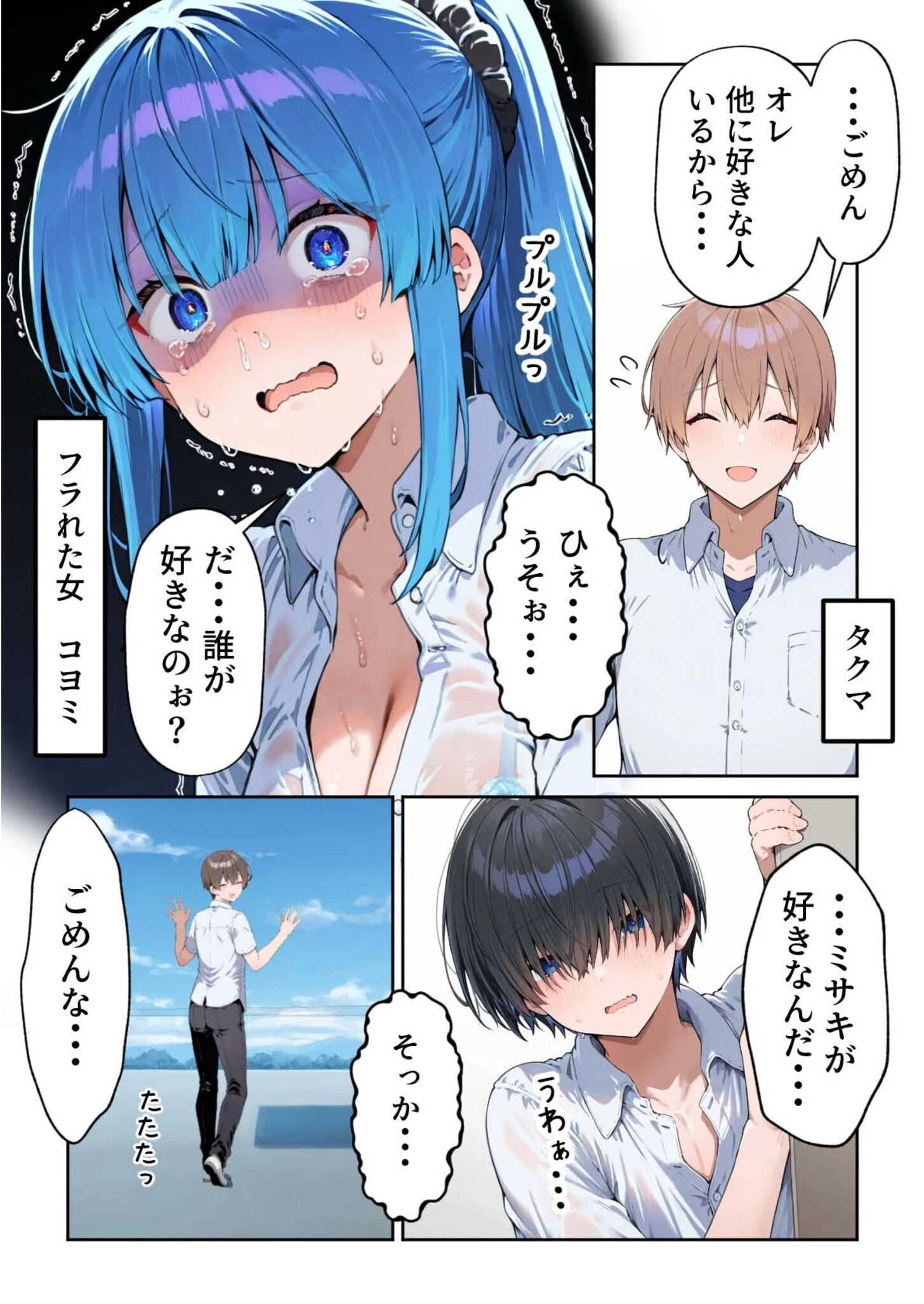 キミとえっち(4)〜失恋えっち 失恋して号泣してた巨乳ちゃんを慰めてたら、セックスする展開になった話〜ページ3