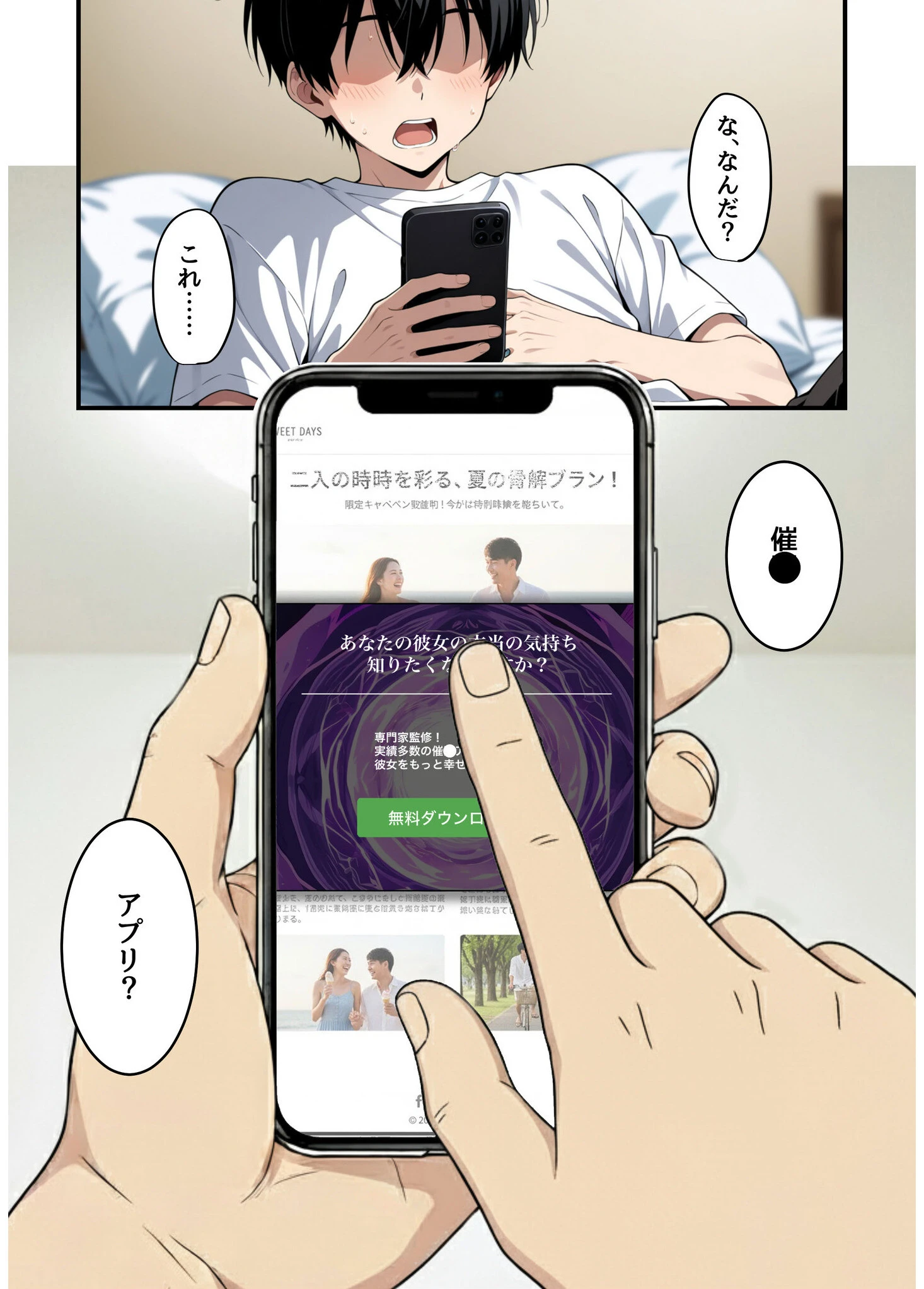 無口な彼女に催●アプリを使ったら。ページ10