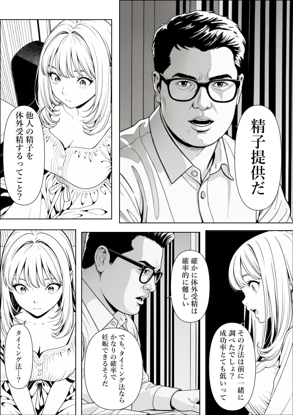 精子提供される妻 〜file 彩香〜 モザイク版ページ5