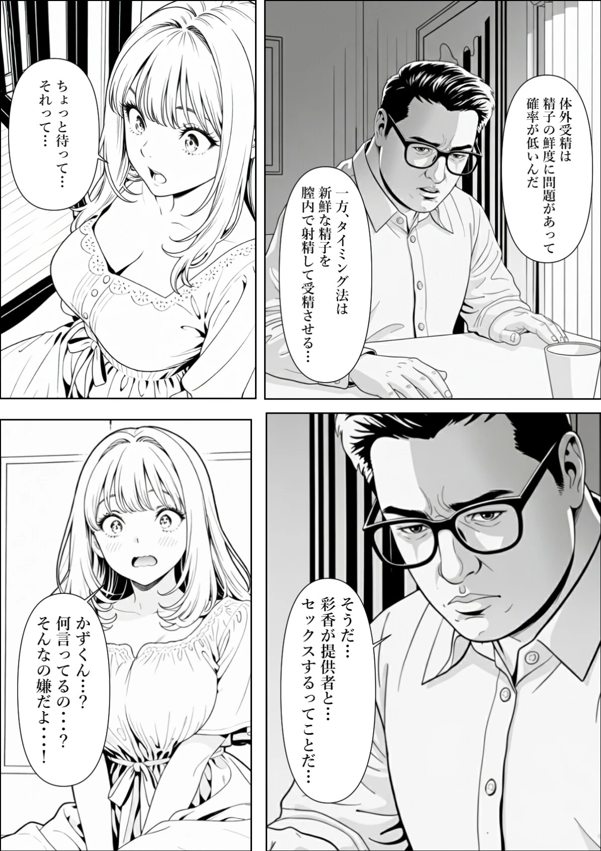 精子提供される妻 〜file 彩香〜 モザイク版ページ6