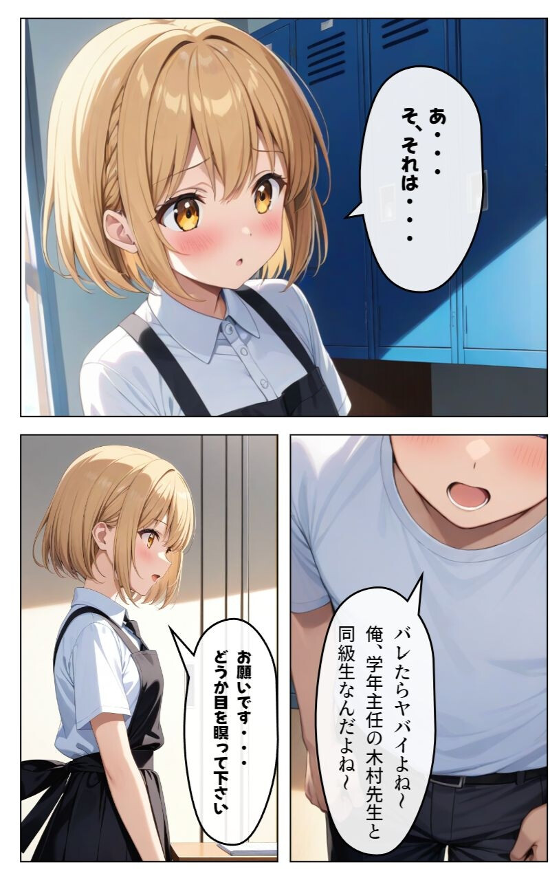くそキモ店長に弱みを握られ犯●れまっくた金髪ロリJKページ7