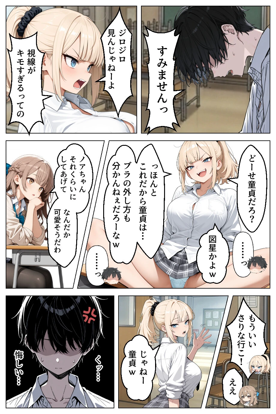 童貞の僕が催●ノートで一軍ギャルと3P！？ 絶頂生ハメSEXした話ページ10
