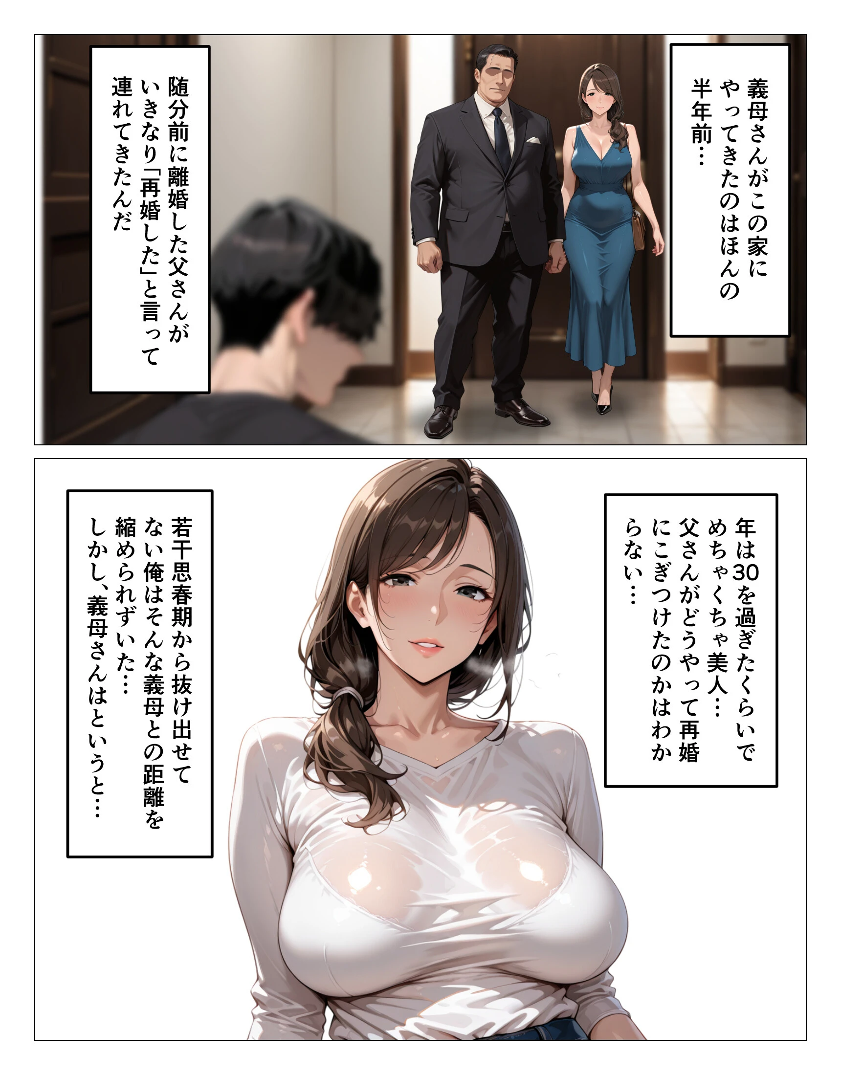 グイグイくる爆乳義母の授乳手コキでヌかれて中出しが止まらないページ2