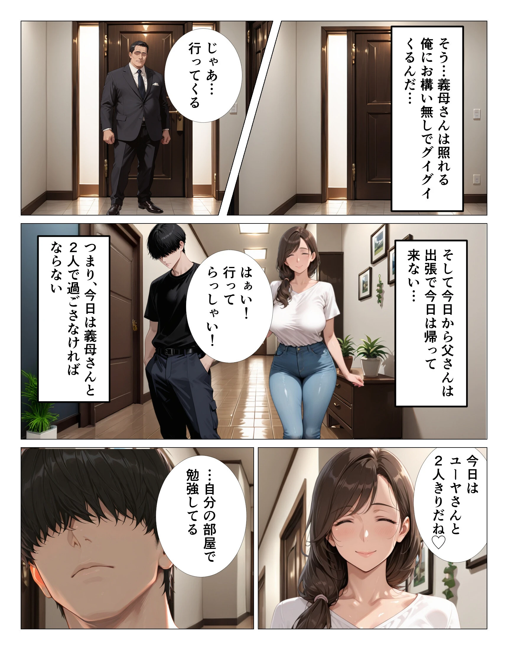 グイグイくる爆乳義母の授乳手コキでヌかれて中出しが止まらないページ4