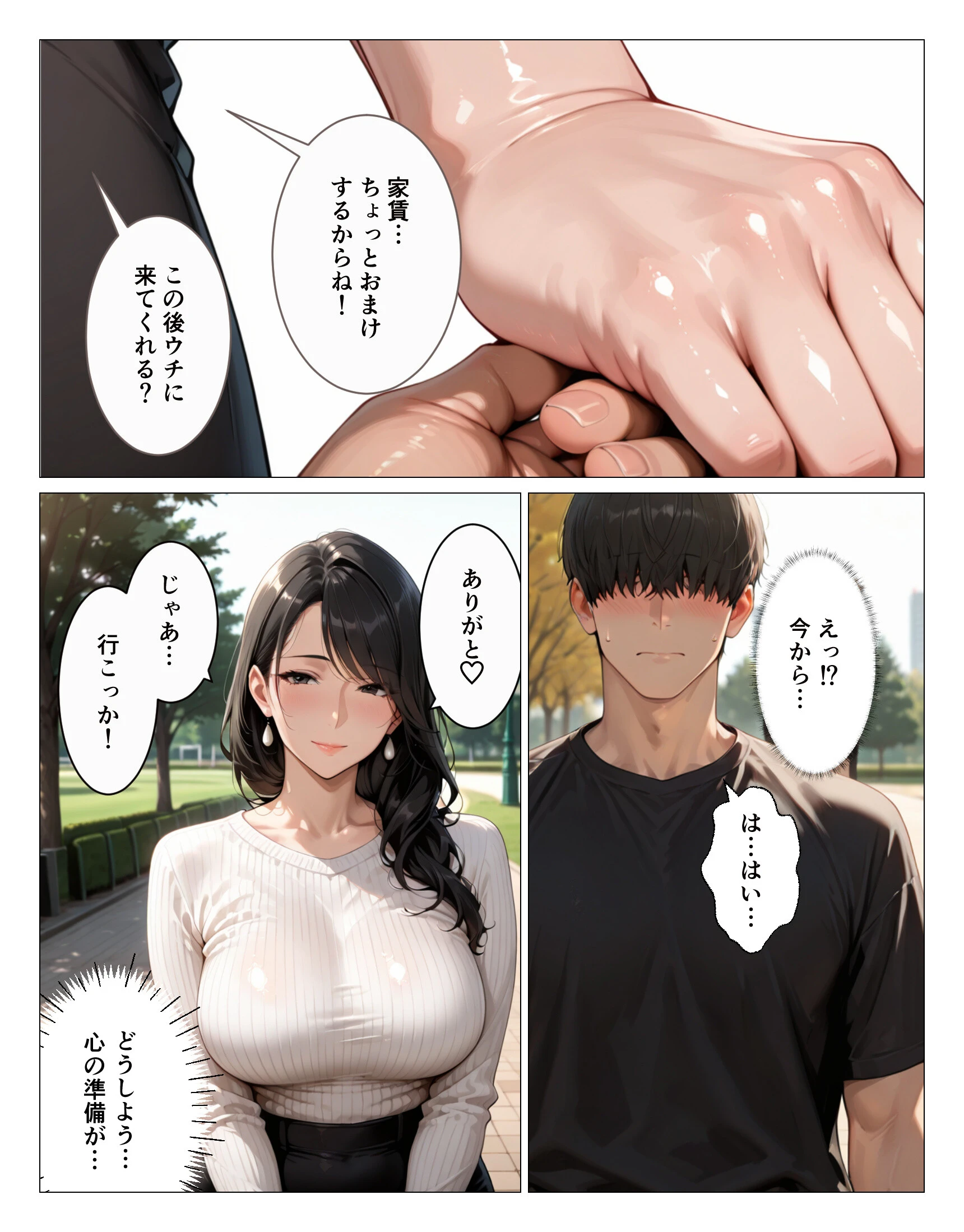 清楚だと思っていた人妻大家は欲求不満でビッチビチだった話ページ5