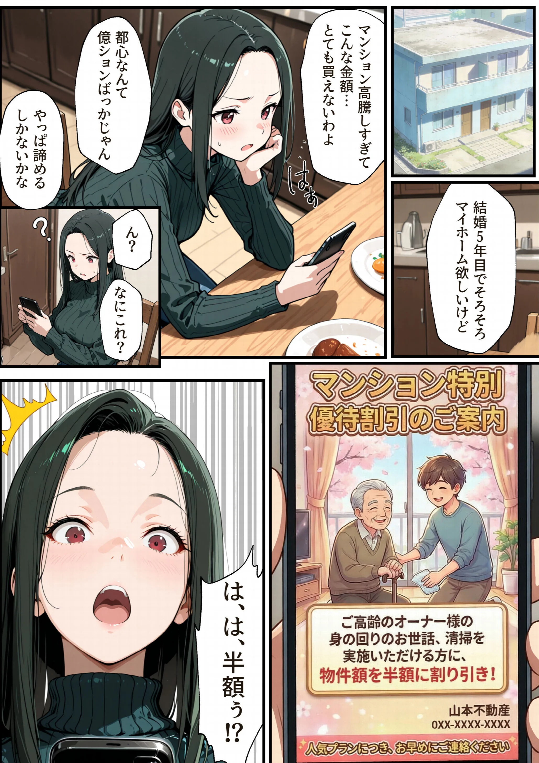 孕ませマンション ローン半額の条件に毎週オーナーの精液を注がれる若妻（1）（単話）ページ3