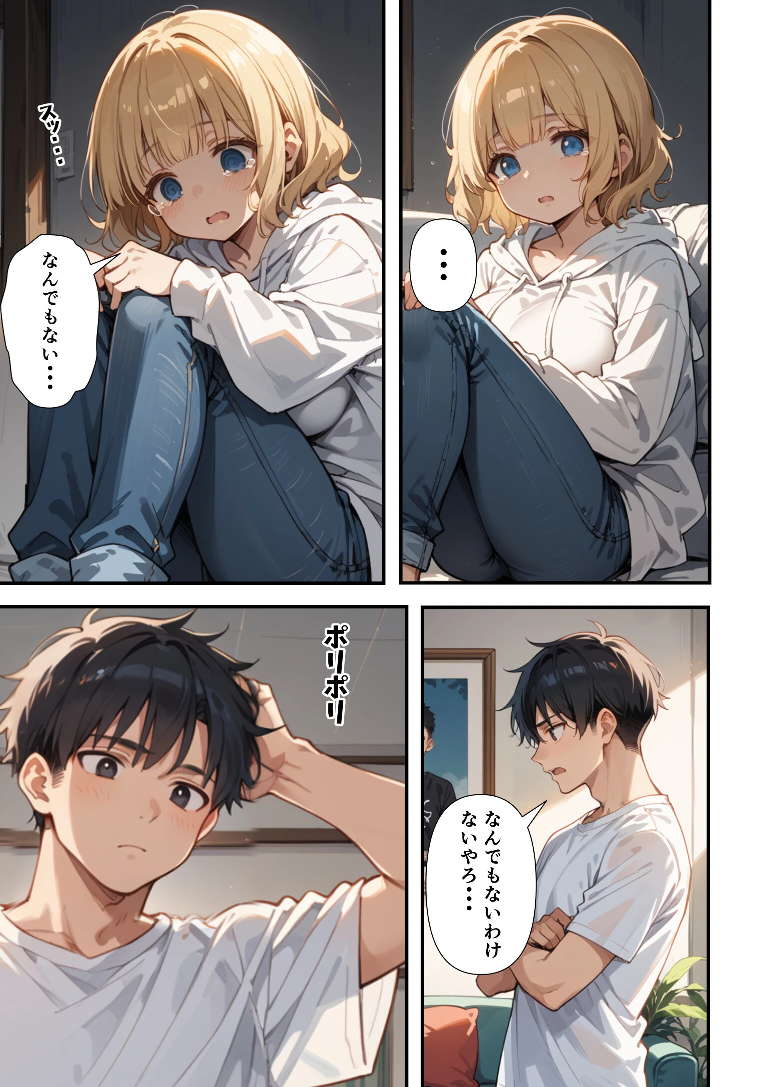 可愛い妹が失恋したので慰め上書き中出しセックスした話 モザイク版ページ7