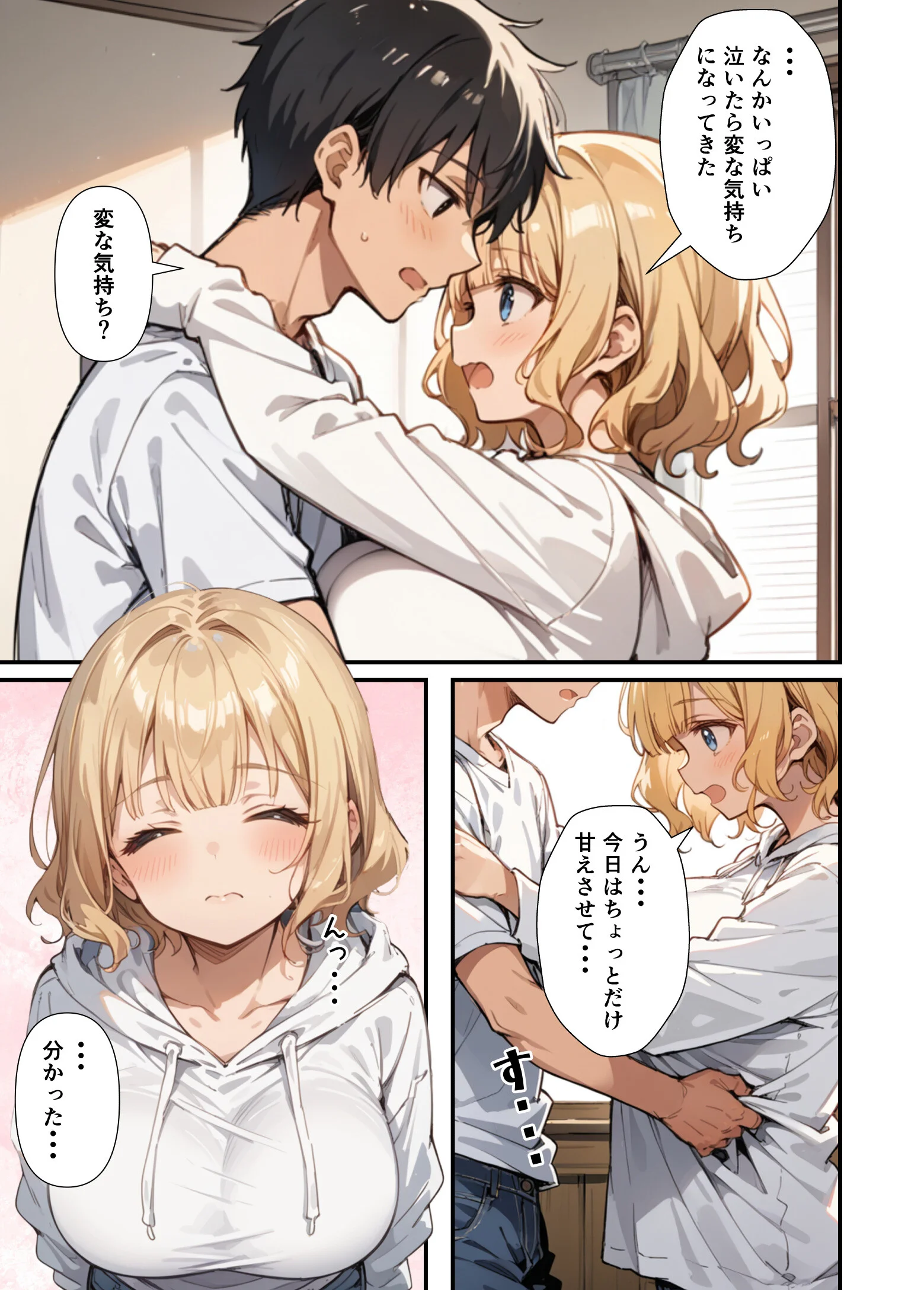 可愛い妹が失恋したので慰め上書き中出しセックスした話 モザイク版ページ15