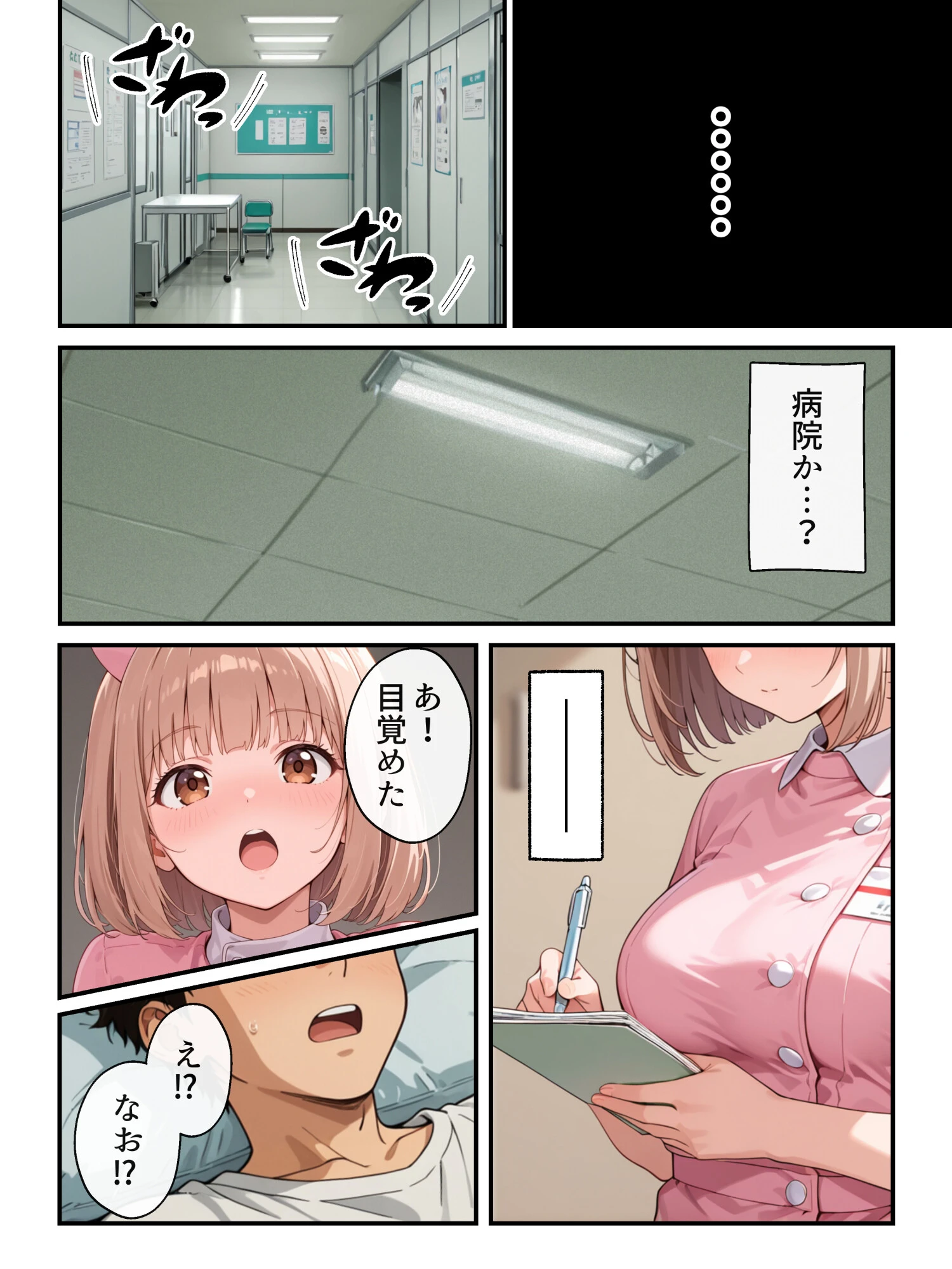 ナースのお仕事！入院先の担当看護師が巨乳妹だったので心も身体も癒してもらった話ページ2