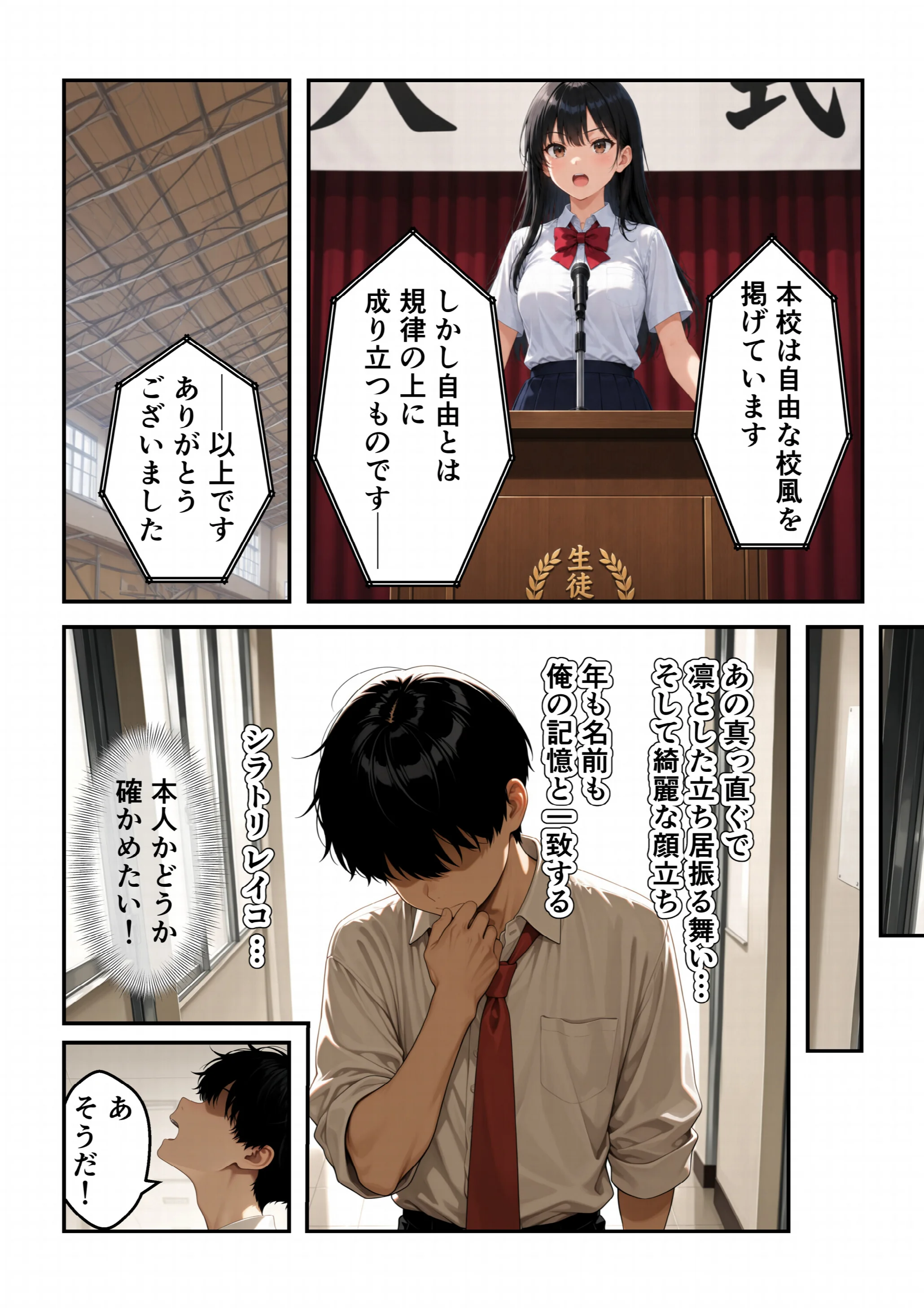 強気で嫌われ生徒会長は俺にだけあまあま_何度もイチャラブ生ハメセックス モザイク版ページ9
