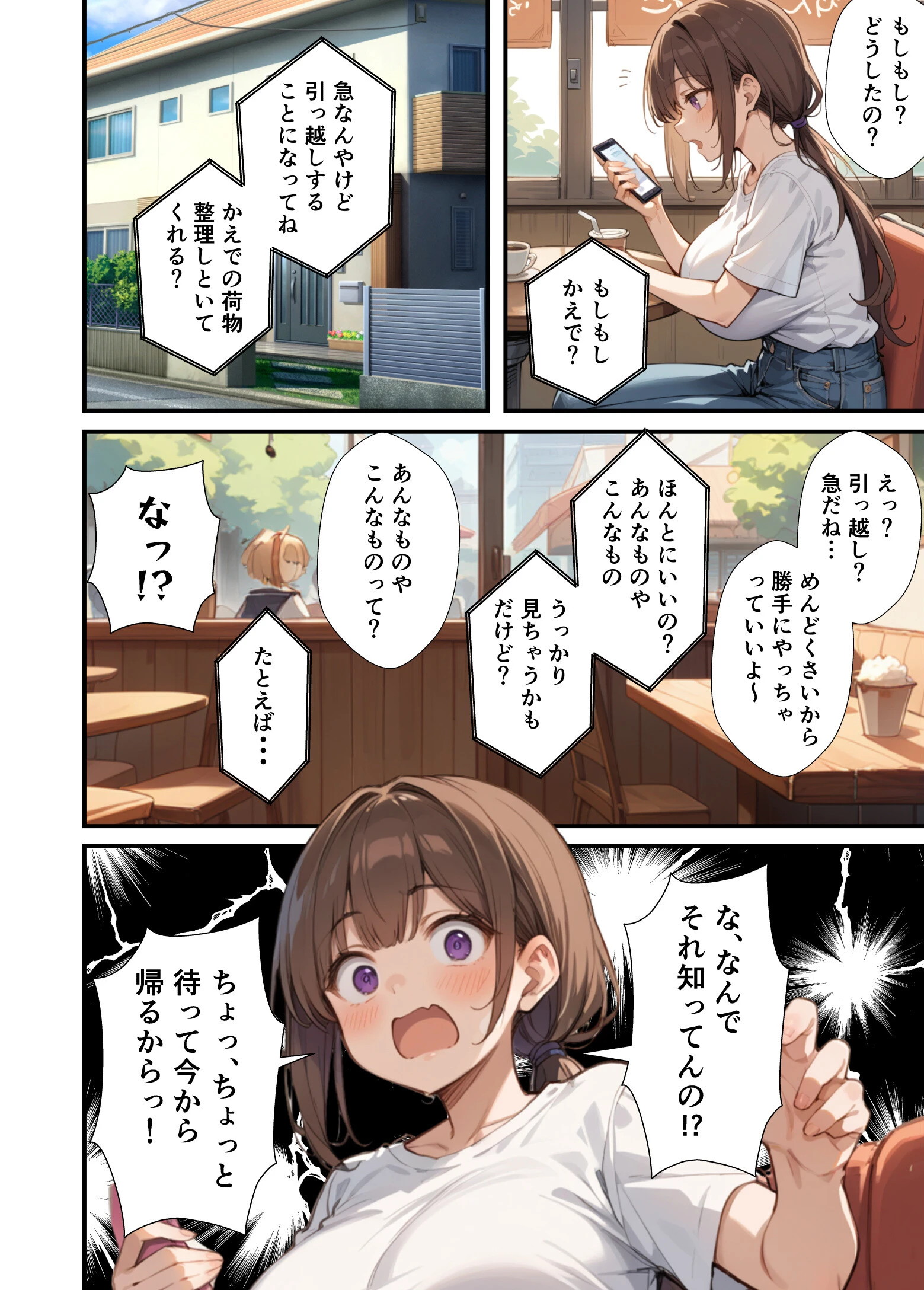 セックスレスに悩む若妻（30）12年ぶりに制服を着てイチャラブセックスする話ページ4
