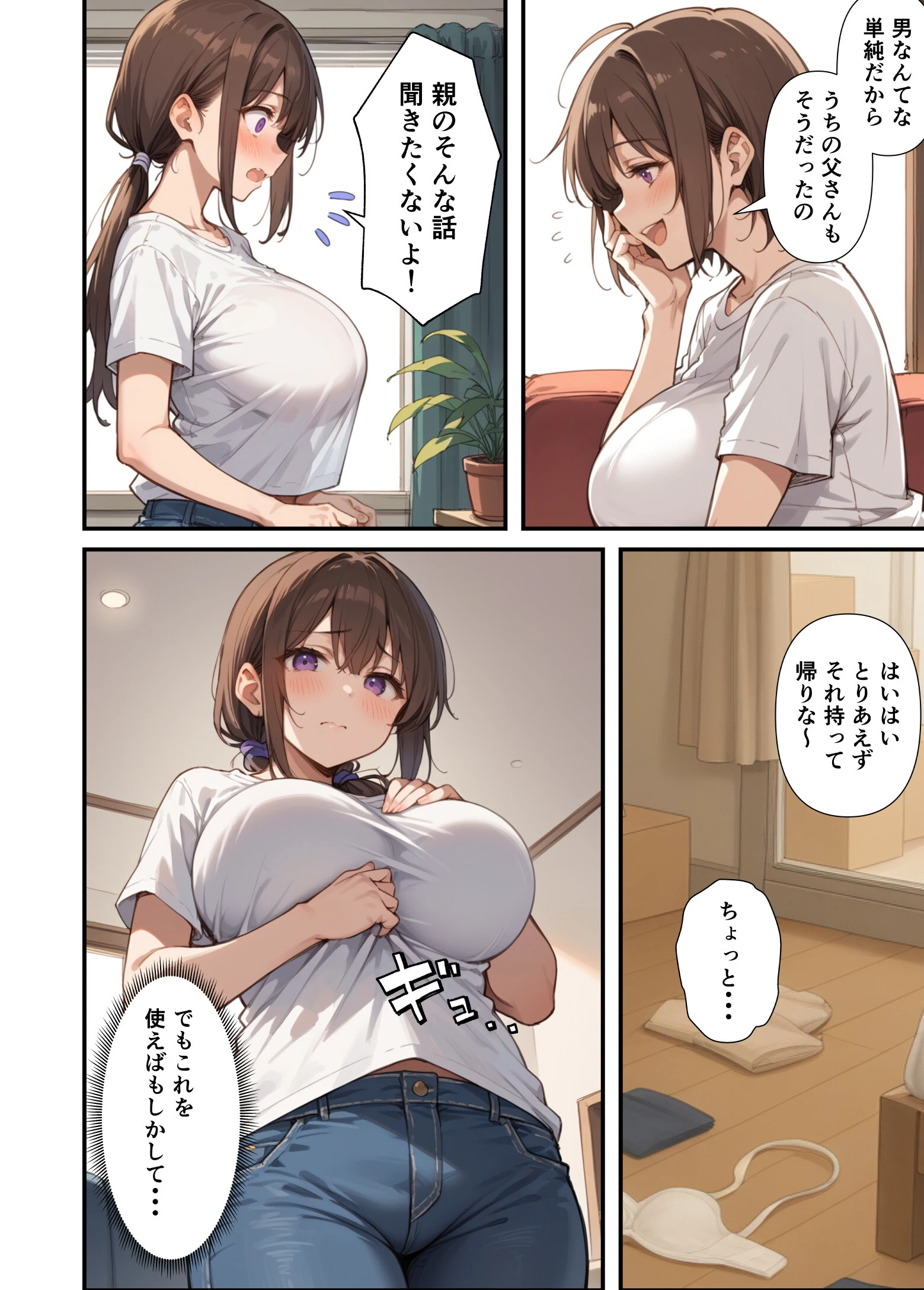 セックスレスに悩む若妻（30）12年ぶりに制服を着てイチャラブセックスする話ページ8