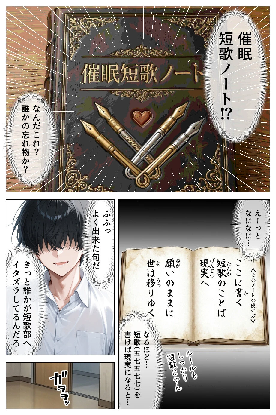 童貞の僕が催●ノートで一軍ギャルと3P！？ 絶頂生ハメSEXした話（1）（単話）ページ2