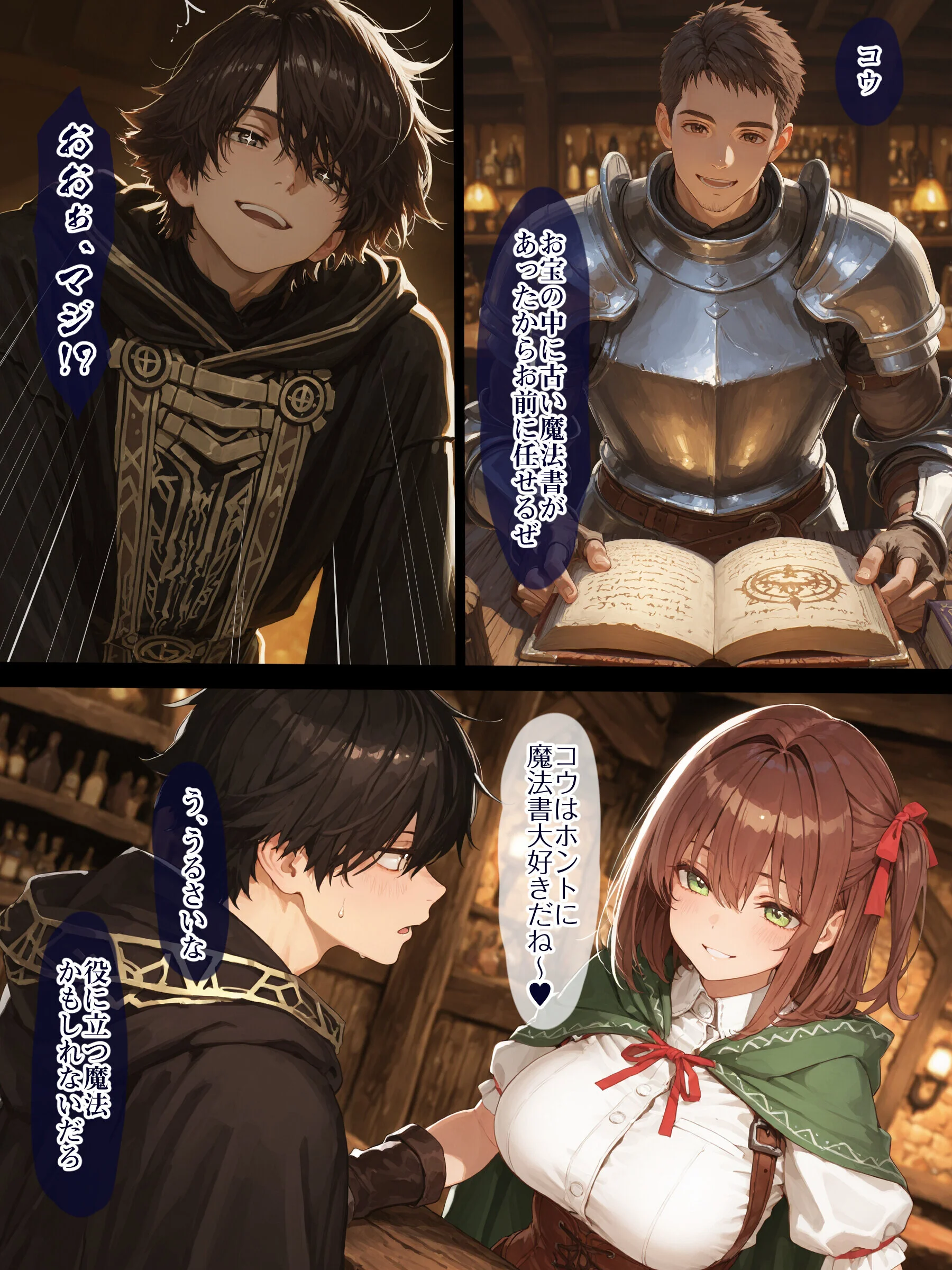 幼馴染冒険者パーティーのお荷物魔法使いオレ 失われた高等魔法スリープを覚えて皆にようやく恩返し!と思ったけど性欲を抑えきれずパーティーメンバーの眠姦孕ませレ○プに使ってしまう◆ページ11