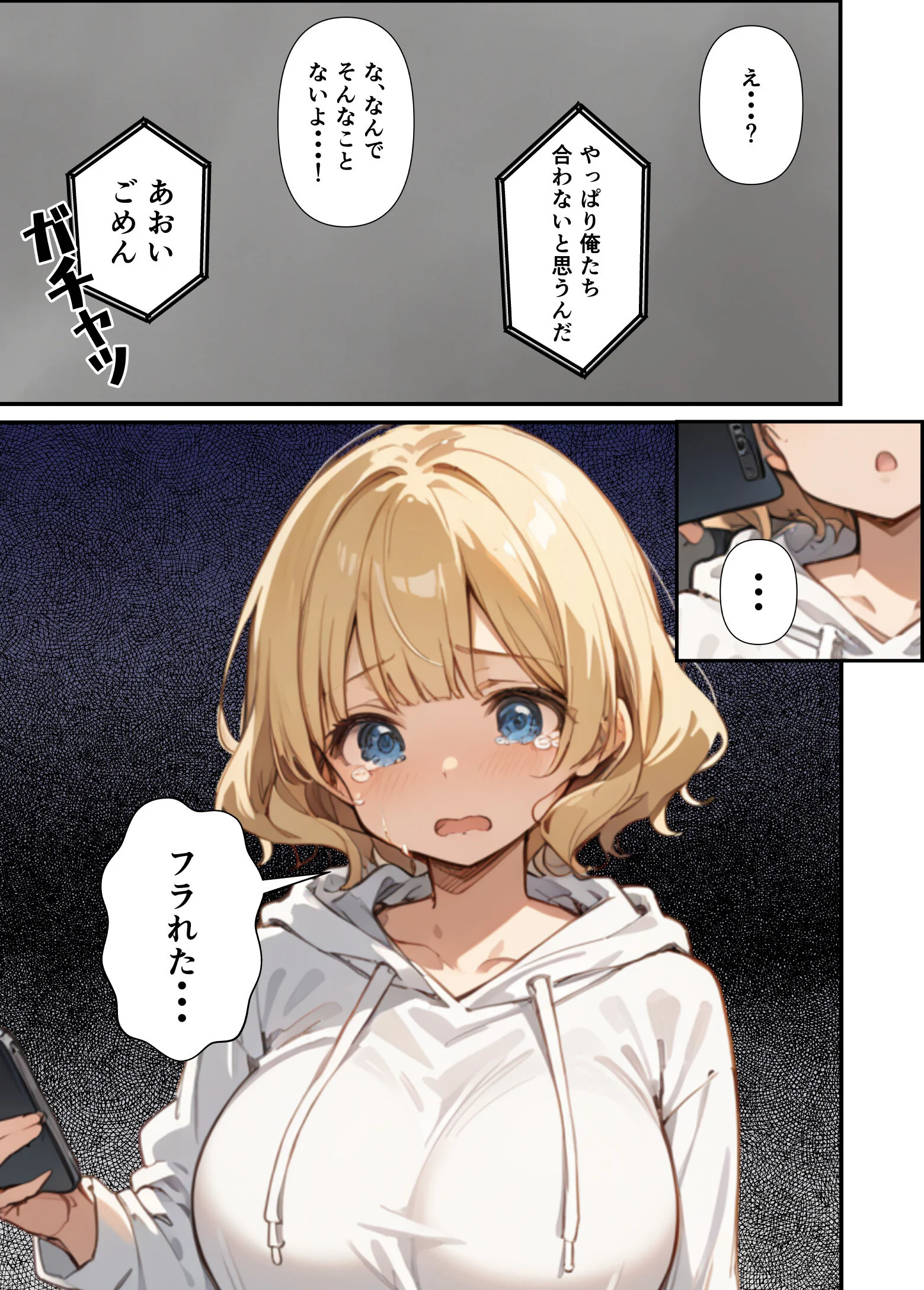 可愛い妹が失恋したので慰め上書き中出しセックスした話（1）（単話）ページ3