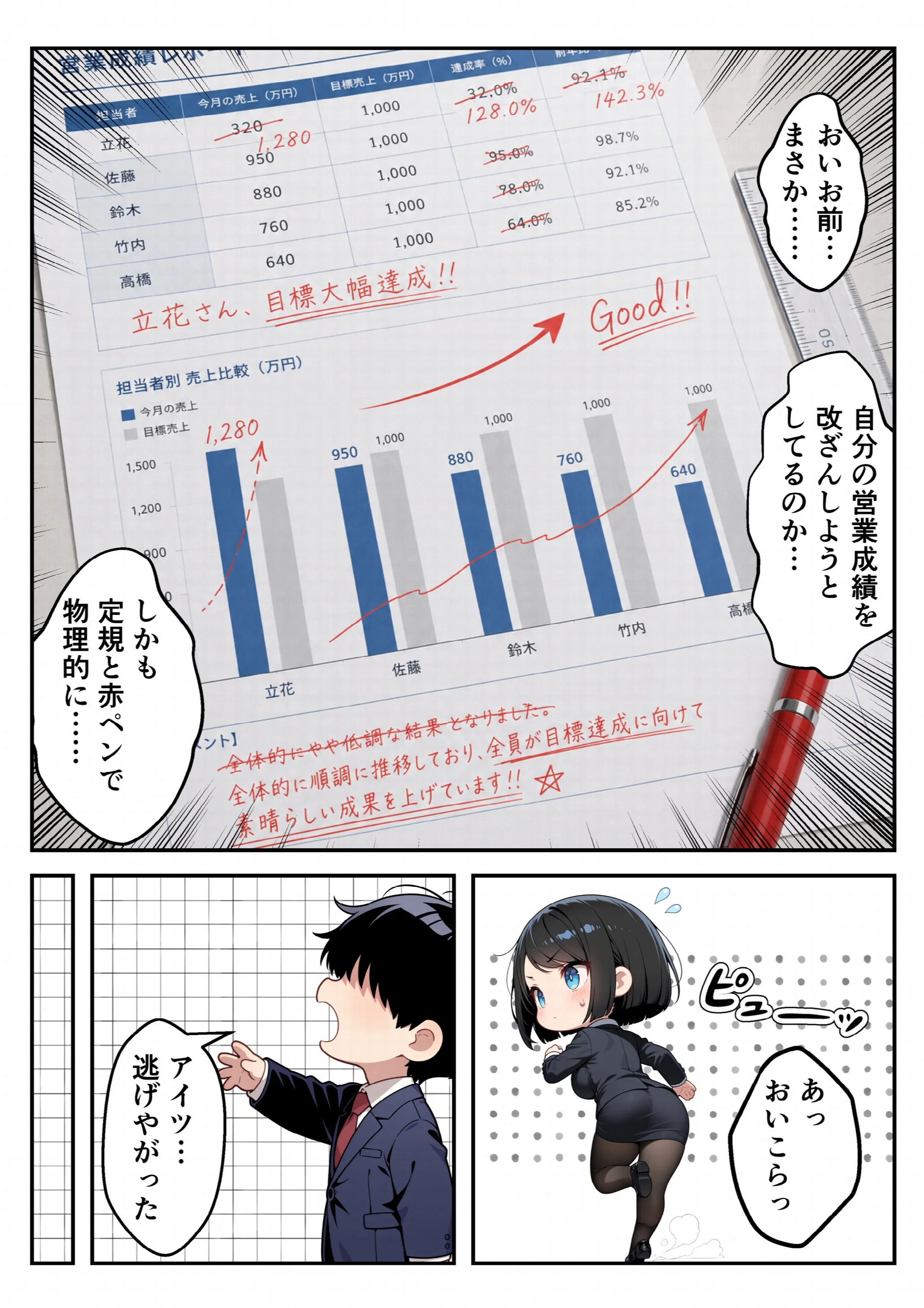 見た目120点の後輩新卒OLを教育するはずが逆に射精管理されたページ5