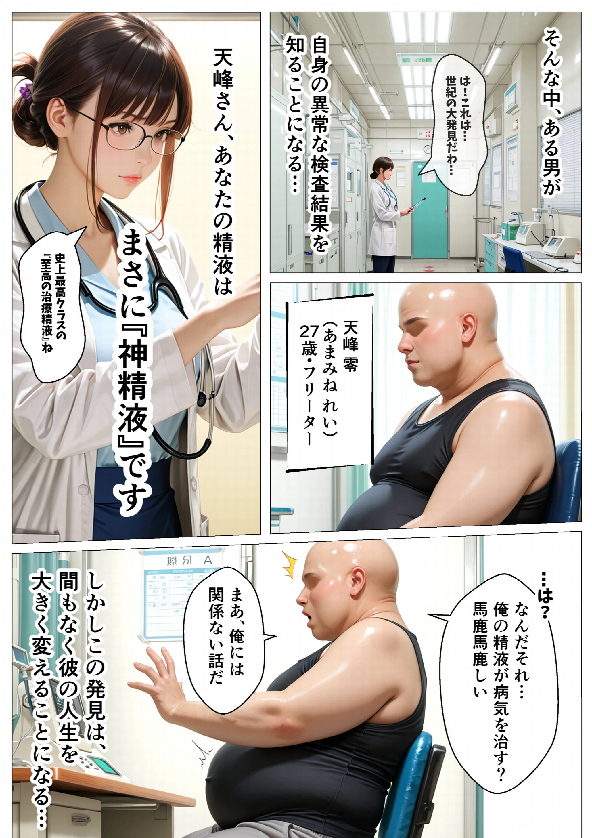 精液治療〜治療と称して放尿アクメするまで母娘を犯してみた〜ページ2