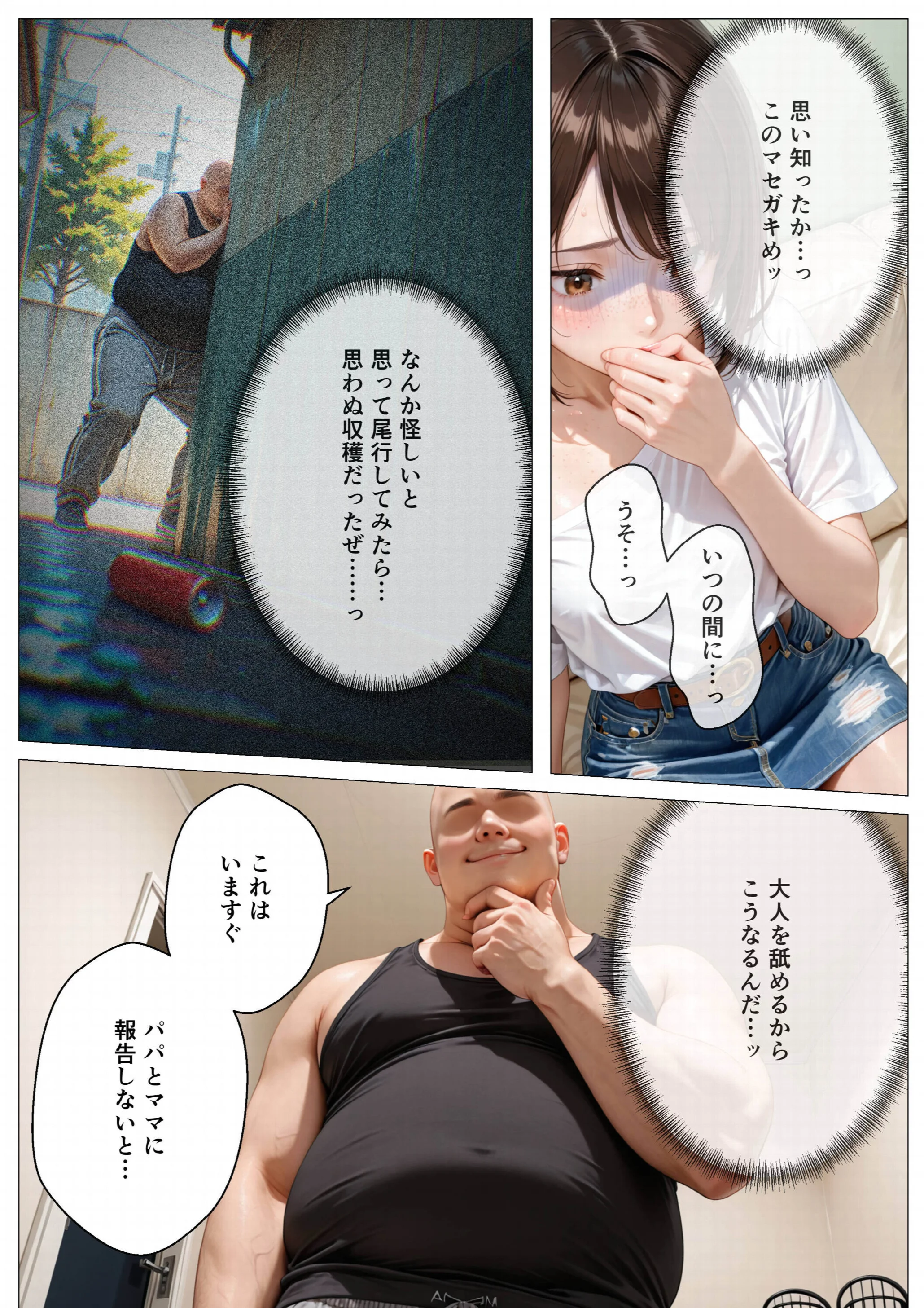 パンチラで誘惑してくるクソ生意気なそばかす姪っ子の弱みを握り調教した話ページ11