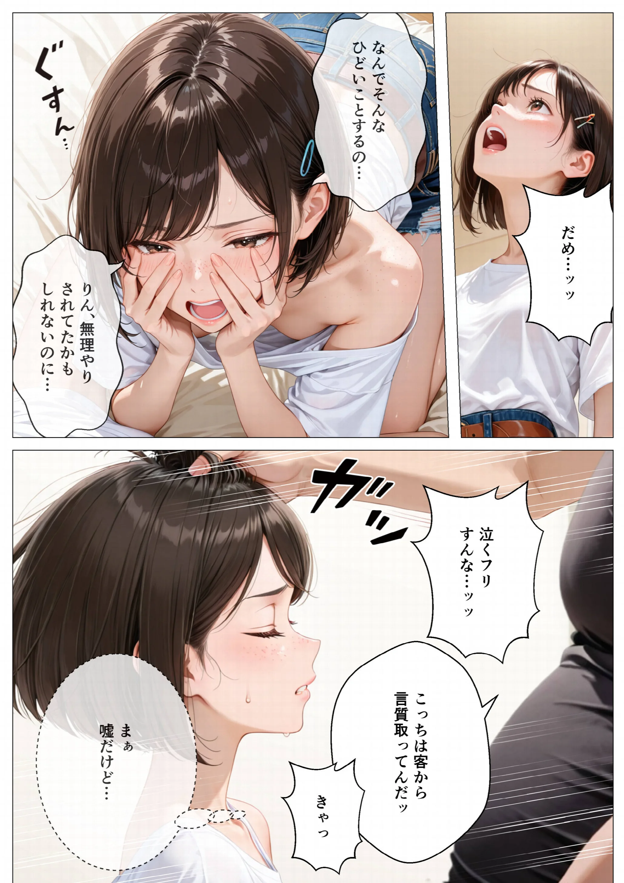 パンチラで誘惑してくるクソ生意気なそばかす姪っ子の弱みを握り調教した話ページ12