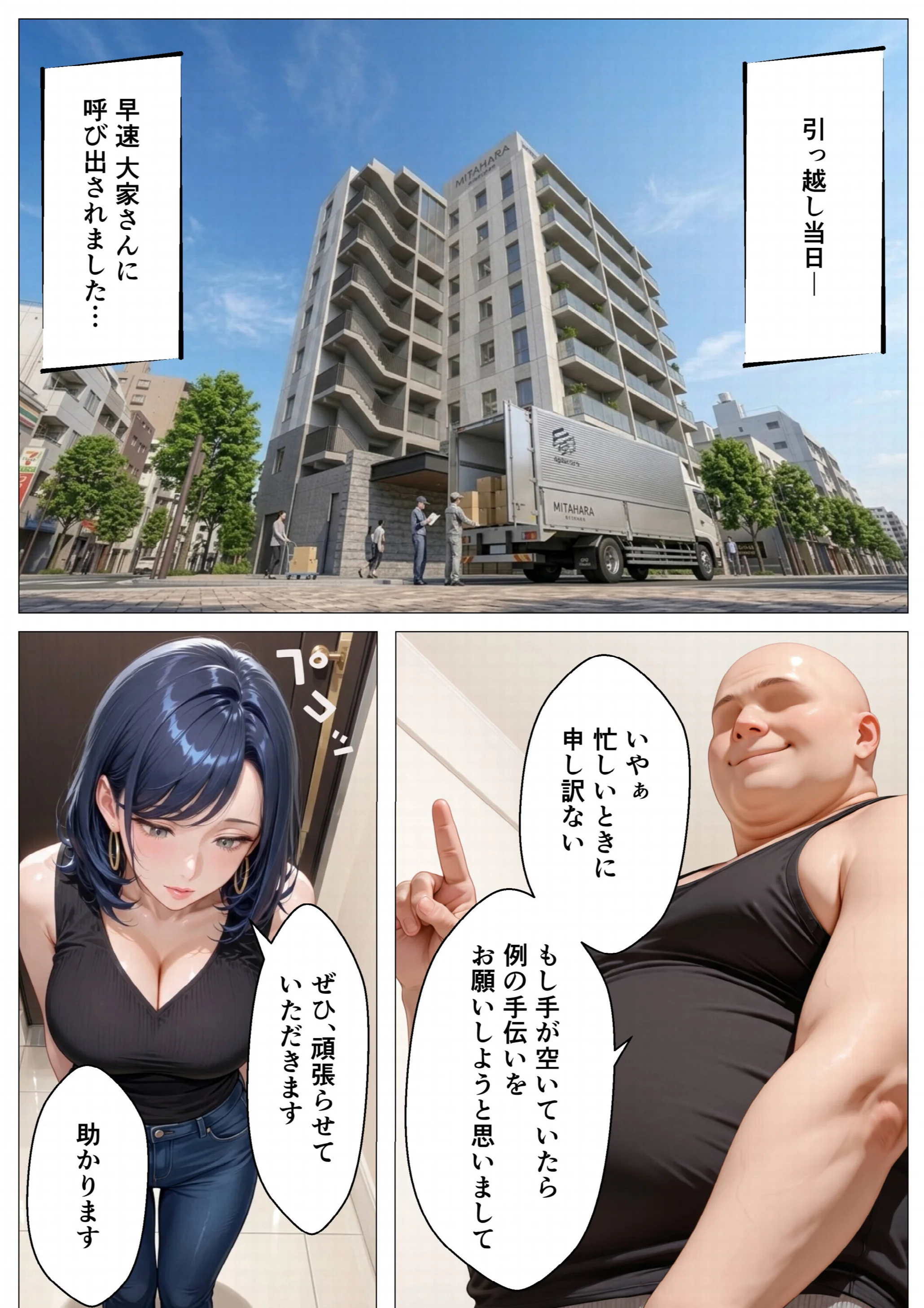 孕ませアパート 親子揃って完全に堕ちるまでページ11