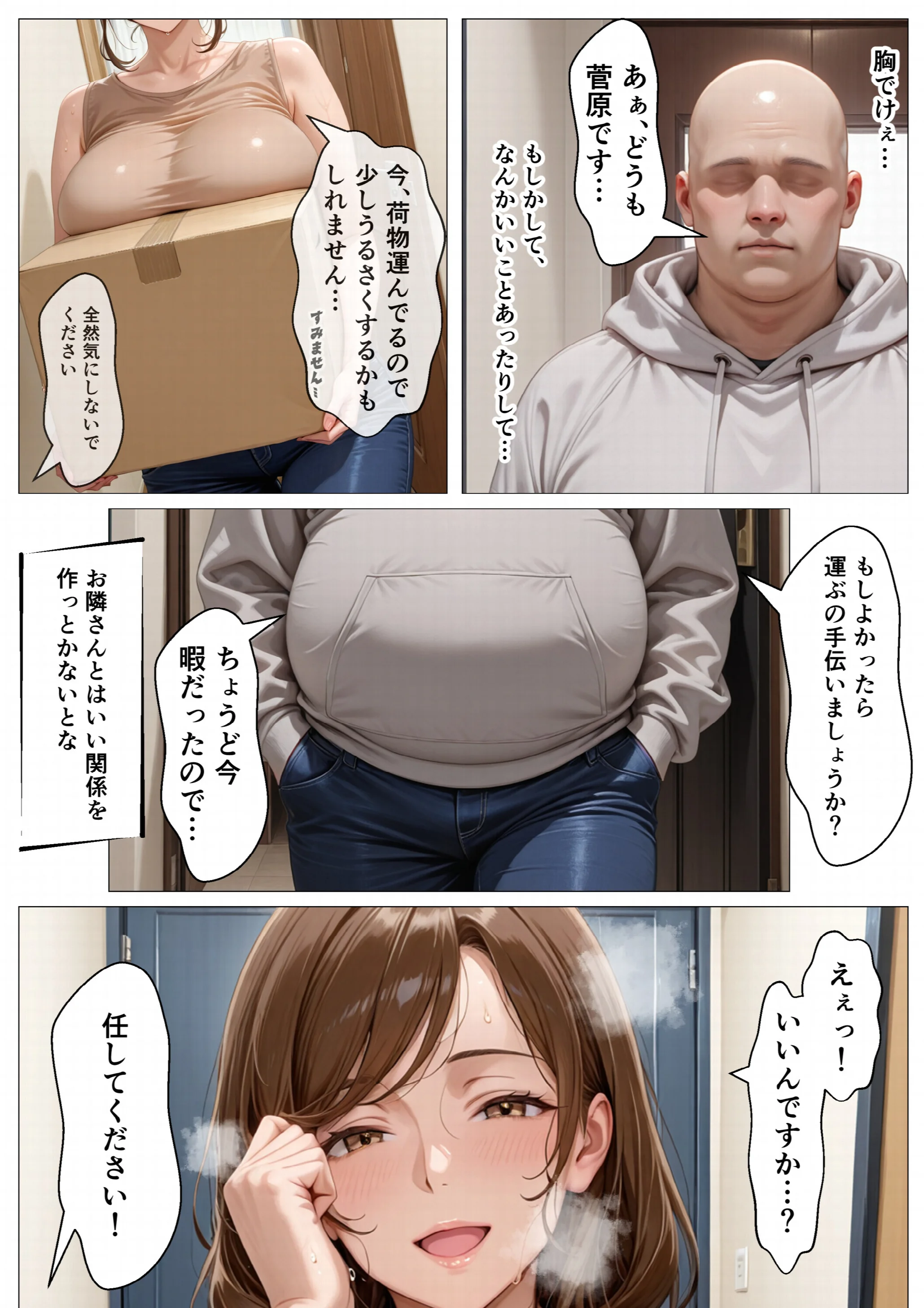 隣室に越してきた母娘をデカチン生ハメで即発情堕ちさせた話ページ2