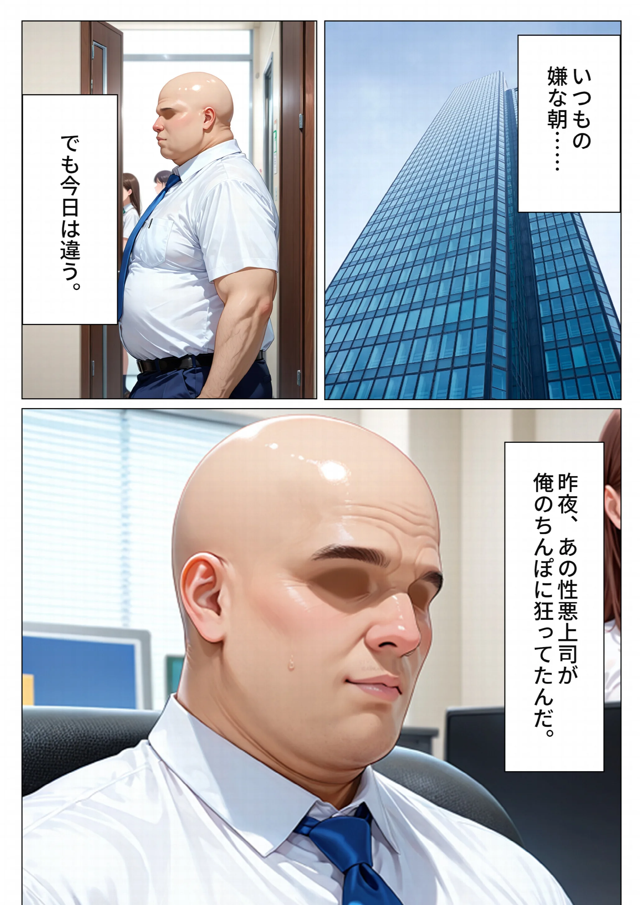 デリヘル呼んだら性悪上司が来た