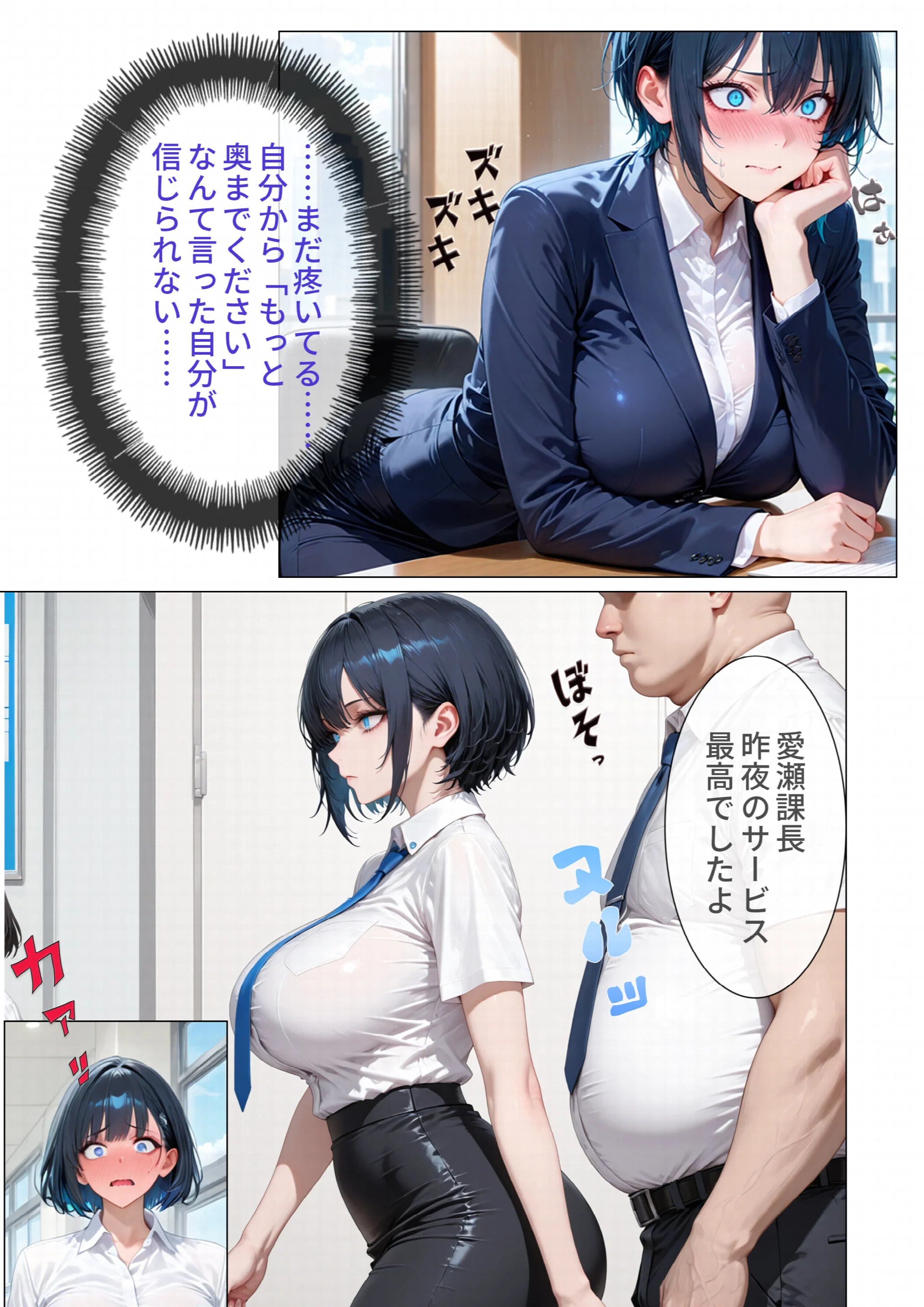 デリヘル呼んだら性悪上司が来たページ4