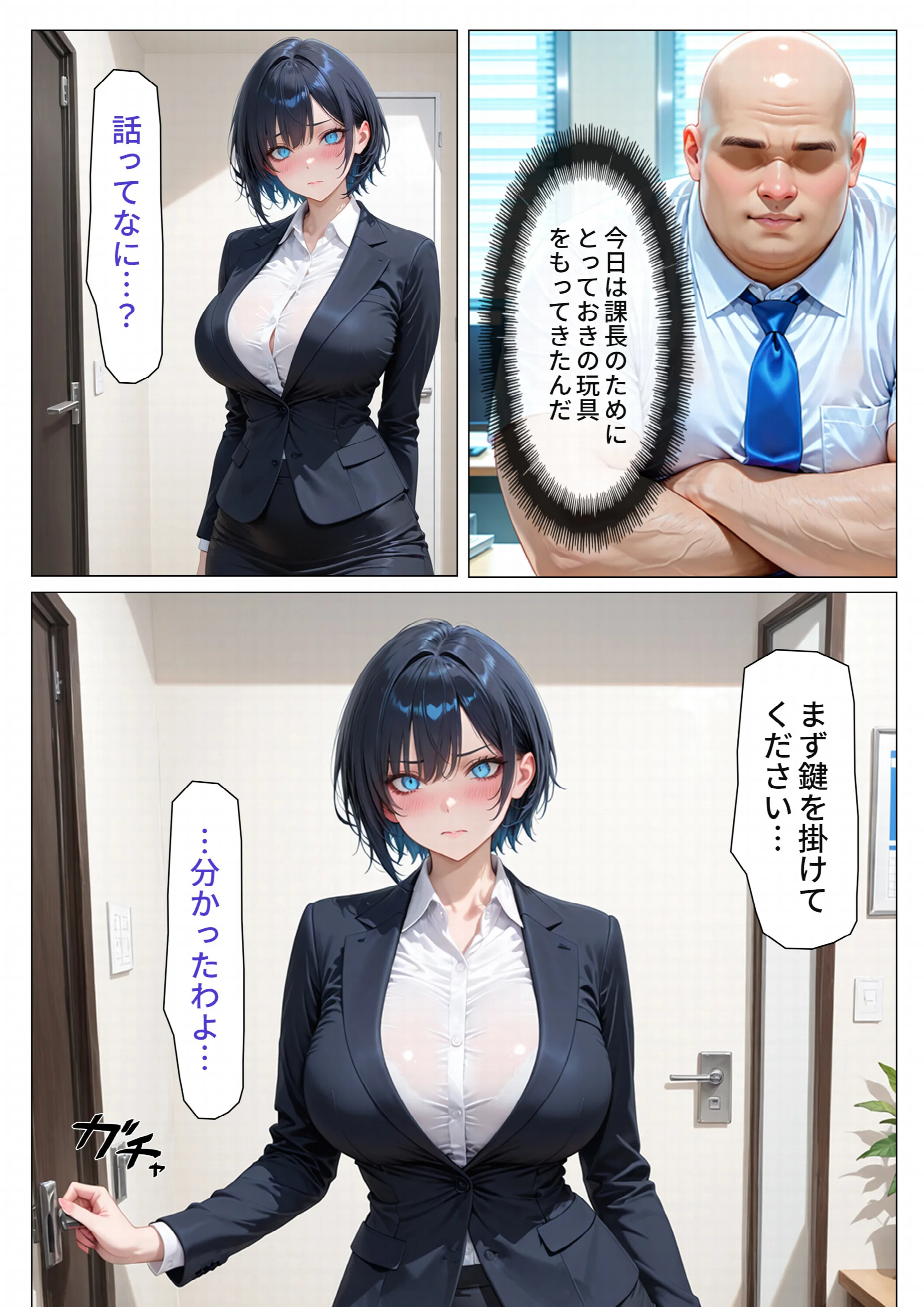 デリヘル呼んだら性悪上司が来たページ6