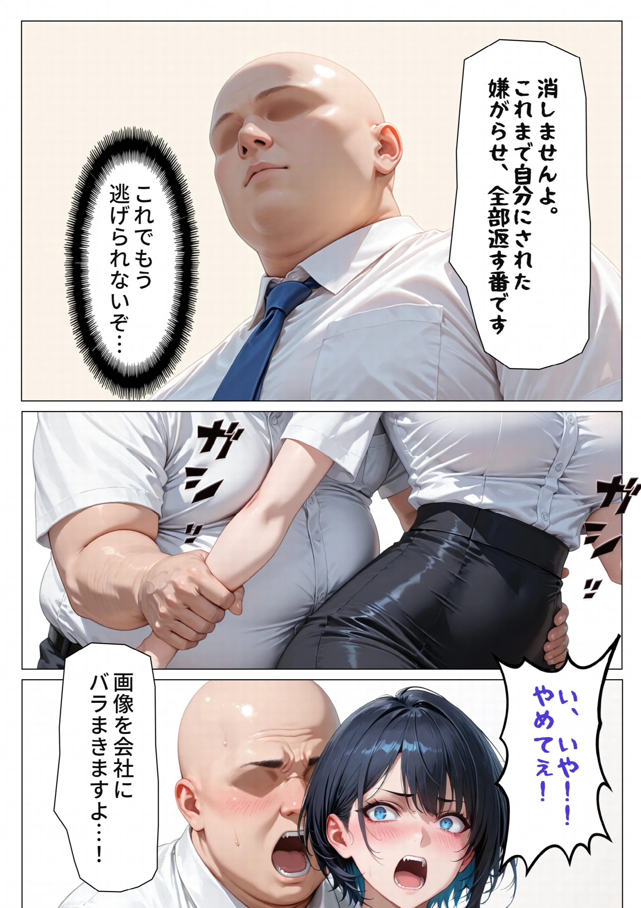 デリヘル呼んだら性悪上司が来たページ8