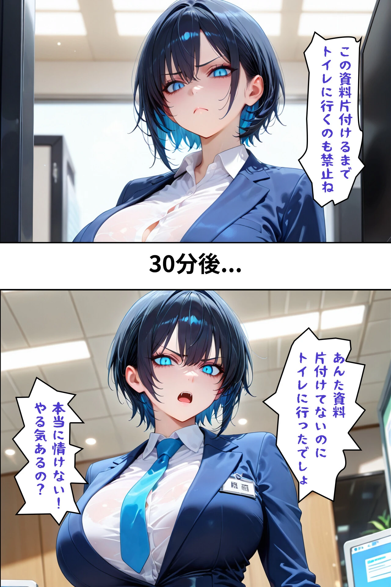 デリヘルを呼んだら性悪な上司が来たページ3