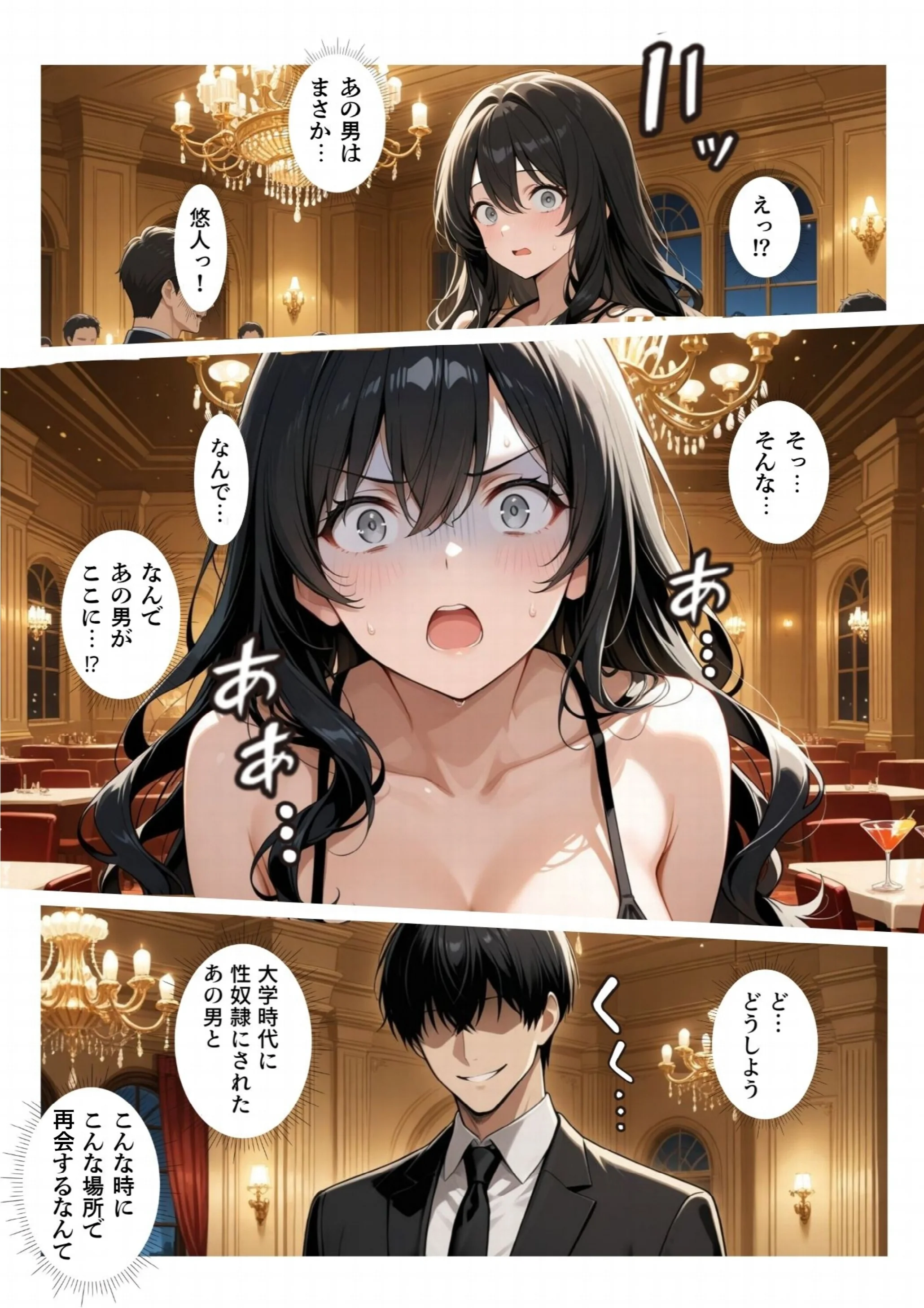 再会チンポケース 〜元奴●の巨乳美女を脅して再びマゾメス肉オナホに堕とす〜ページ3