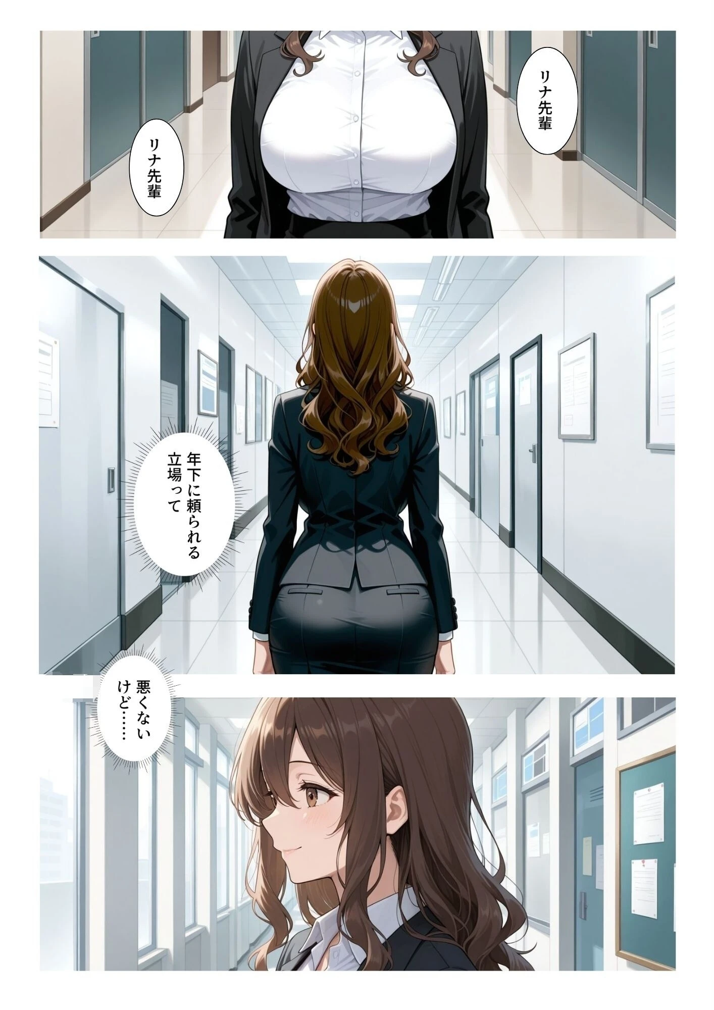 ビッチな先輩のエロ過ぎるSEX指導！とある後輩は例外でした？！ページ2