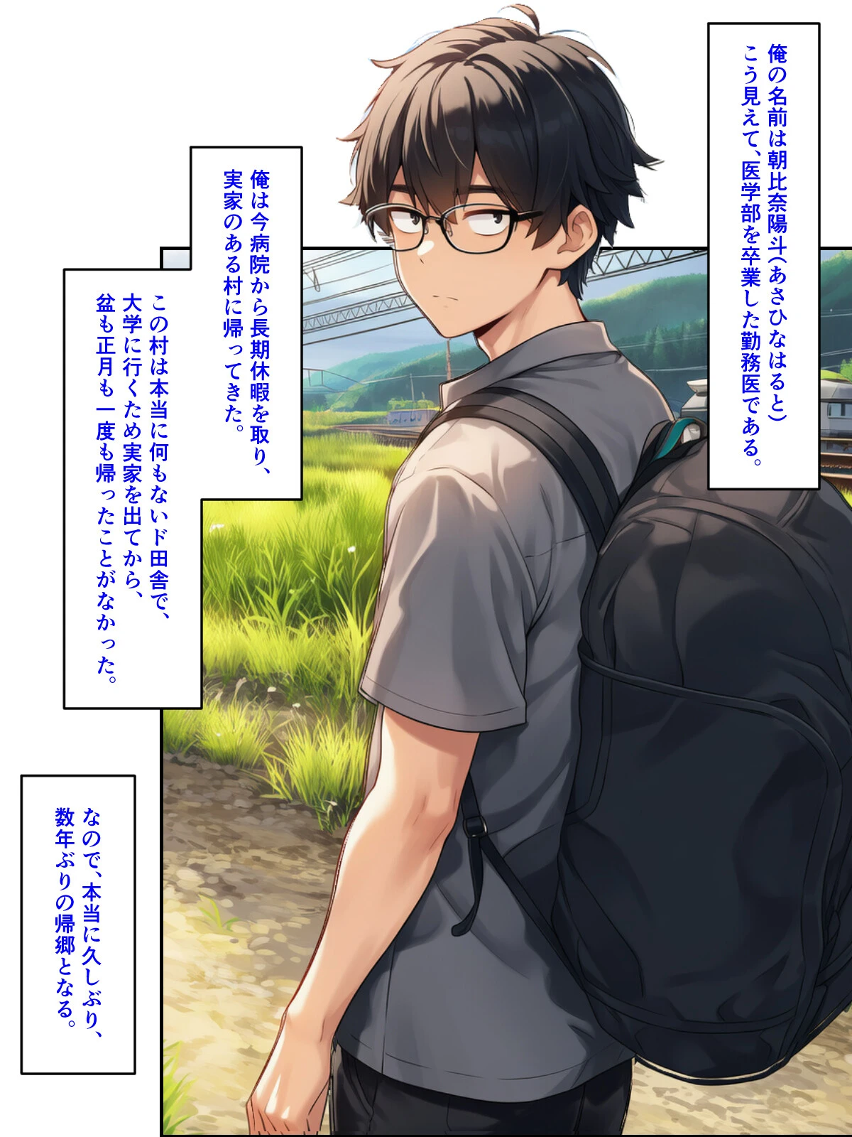 久しぶりに帰った田舎で、幼なじみと思い出巡りする話ページ2