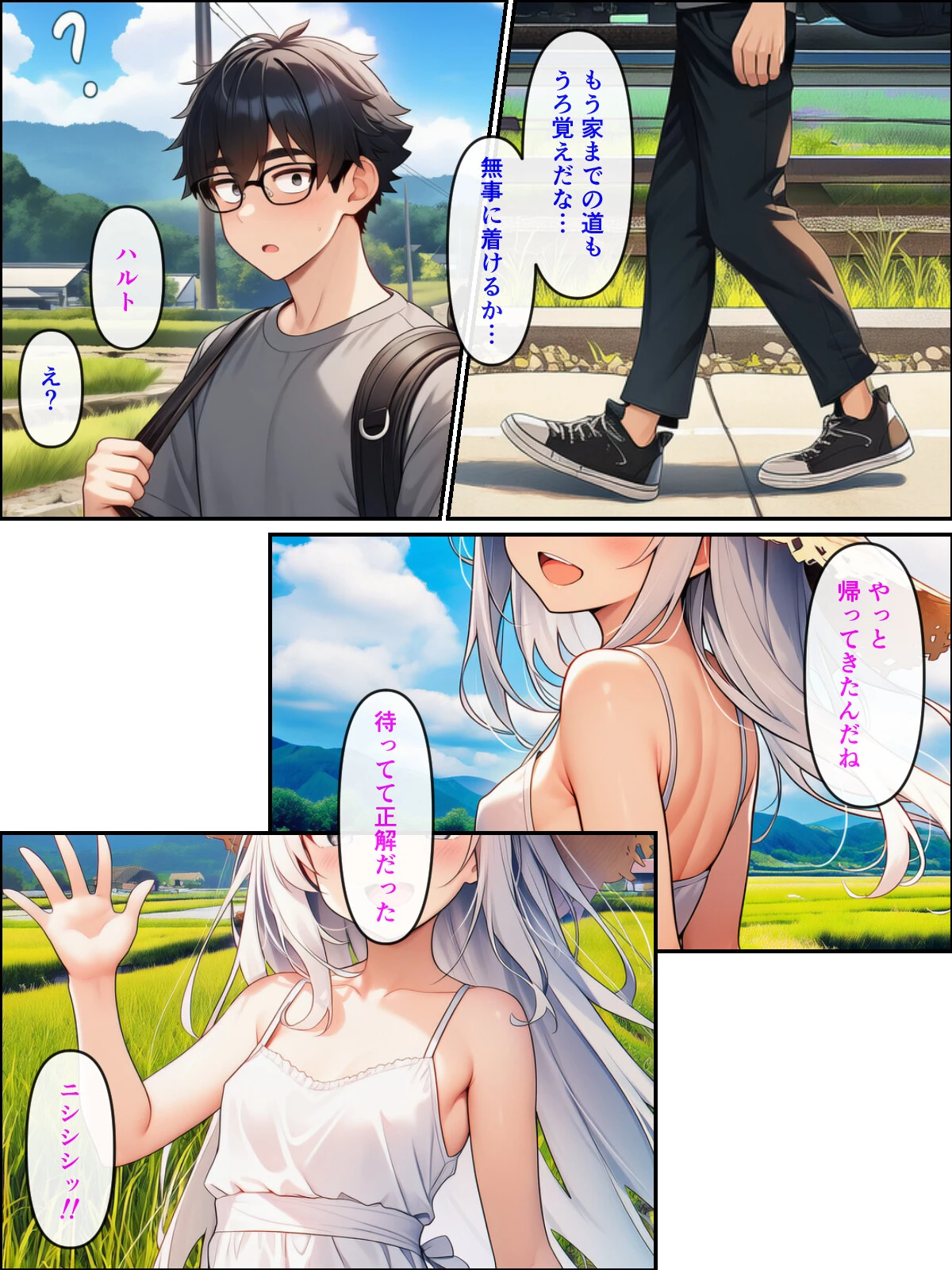 久しぶりに帰った田舎で、幼なじみと思い出巡りする話ページ3