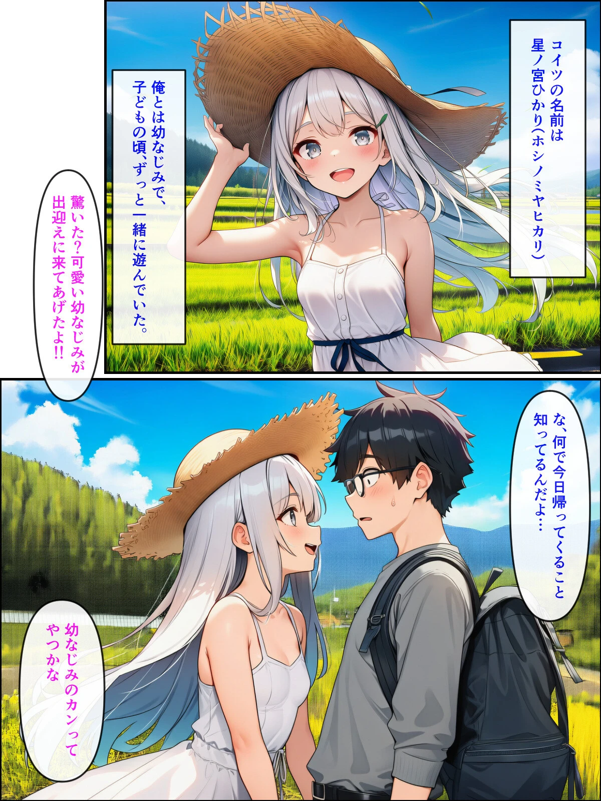 久しぶりに帰った田舎で、幼なじみと思い出巡りする話ページ5
