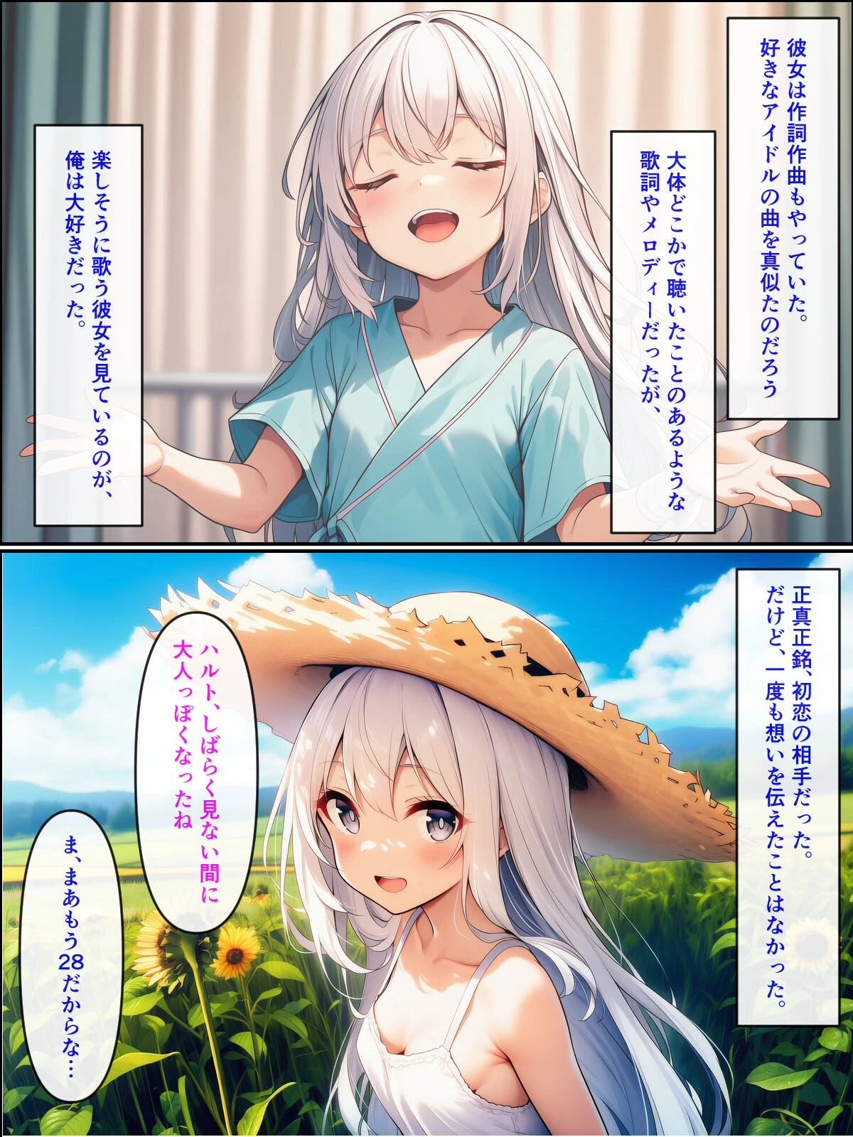 久しぶりに帰った田舎で、幼なじみと思い出巡りする話ページ7