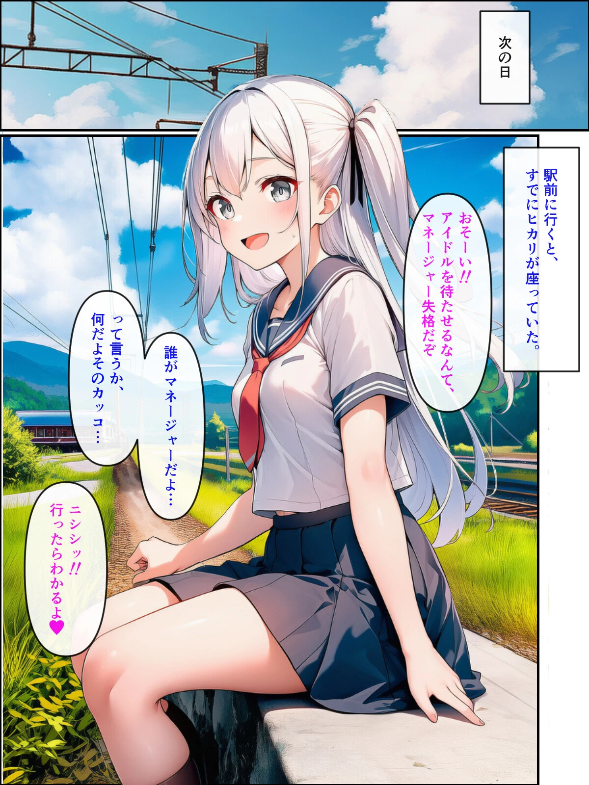 久しぶりに帰った田舎で、幼なじみと思い出巡りする話ページ12