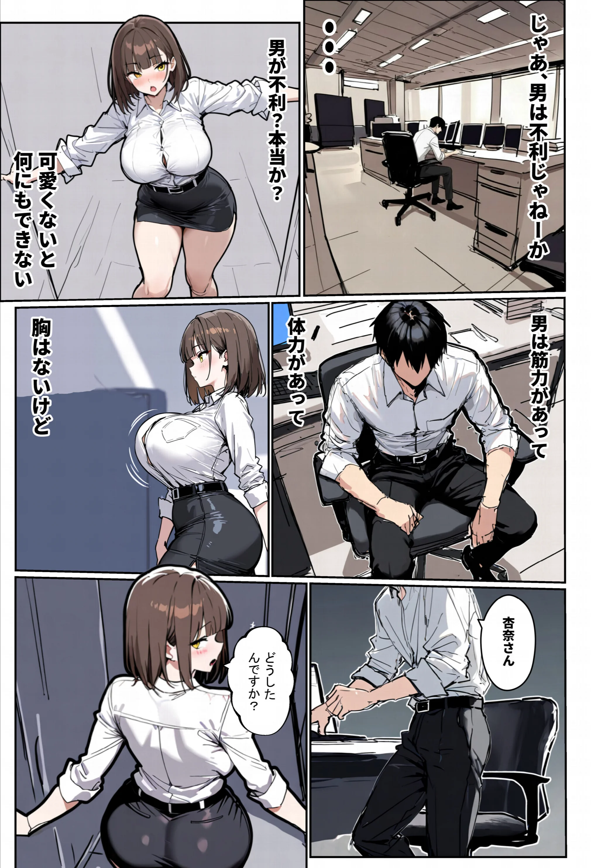 どうせ、職場ハラハラSEXするのに巨乳の人妻にあーだのこーだのページ7