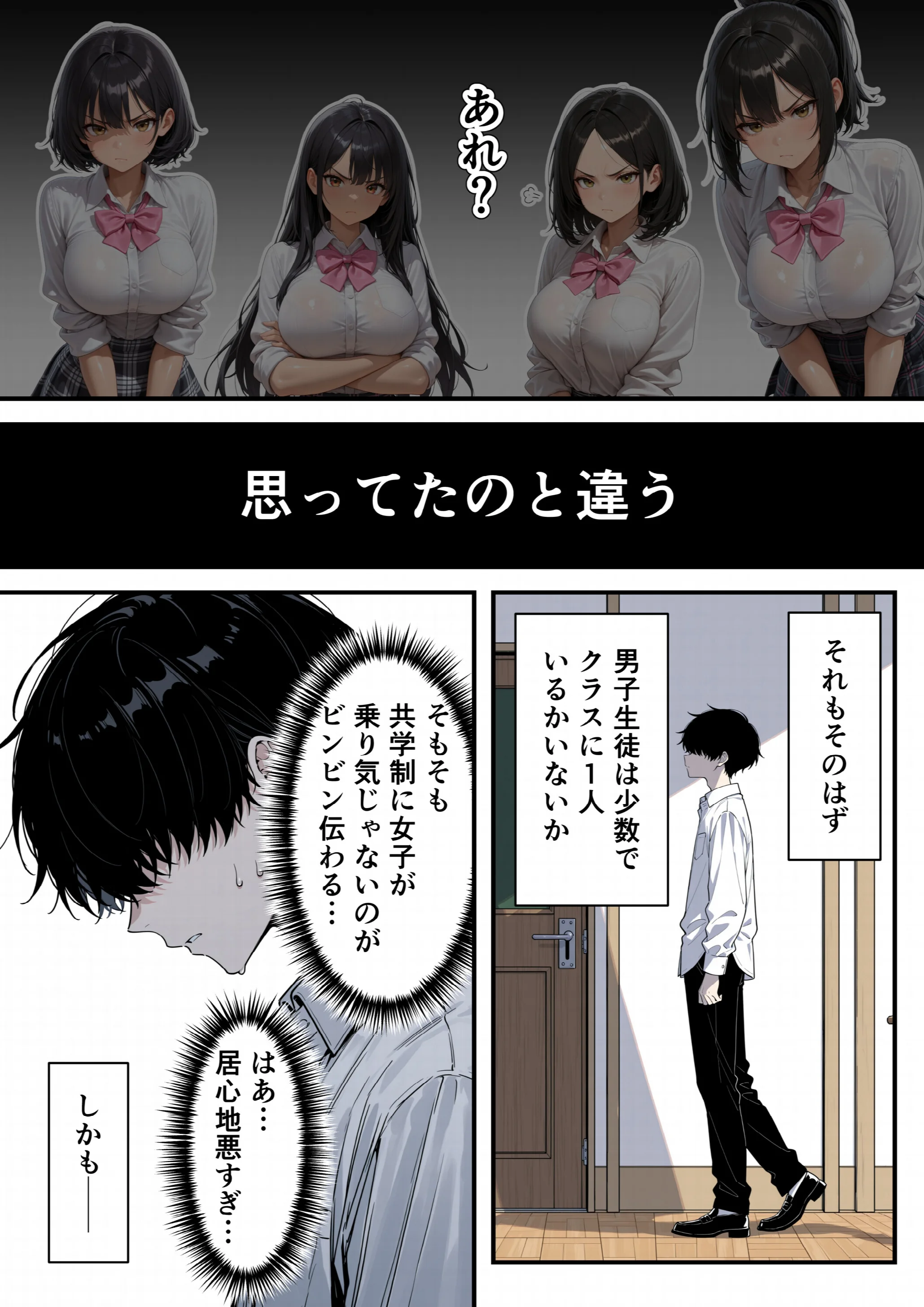 いじめられっ子の僕が催●アプリで性悪ギャルから逆レ○プ_搾精ハーレム地獄ページ2