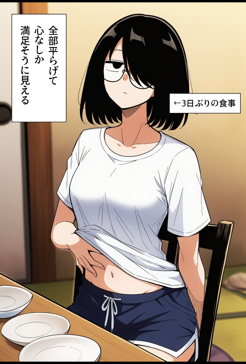 引きこもり女に餌付けしてたら、セックスさせてくれるようになった。ページ5