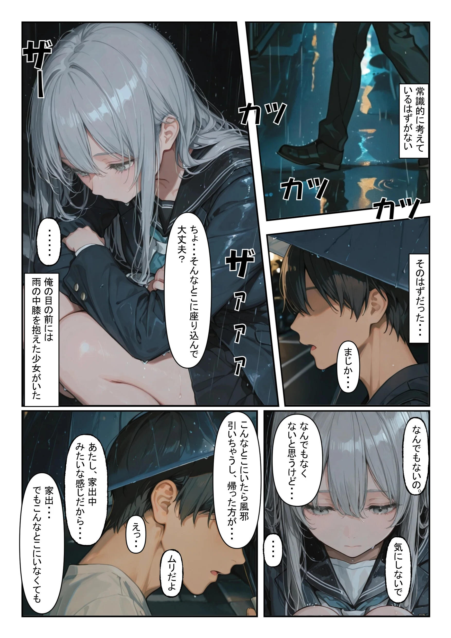 家出少女を拾ったらページ4