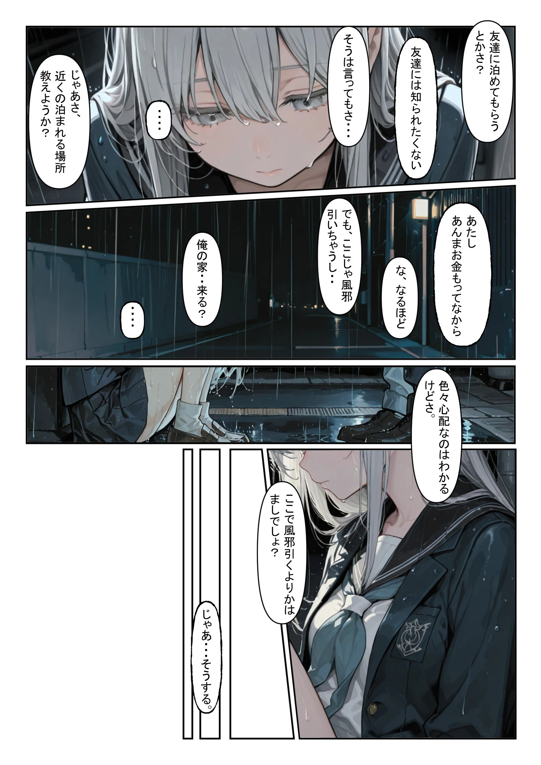 家出少女を拾ったらページ5