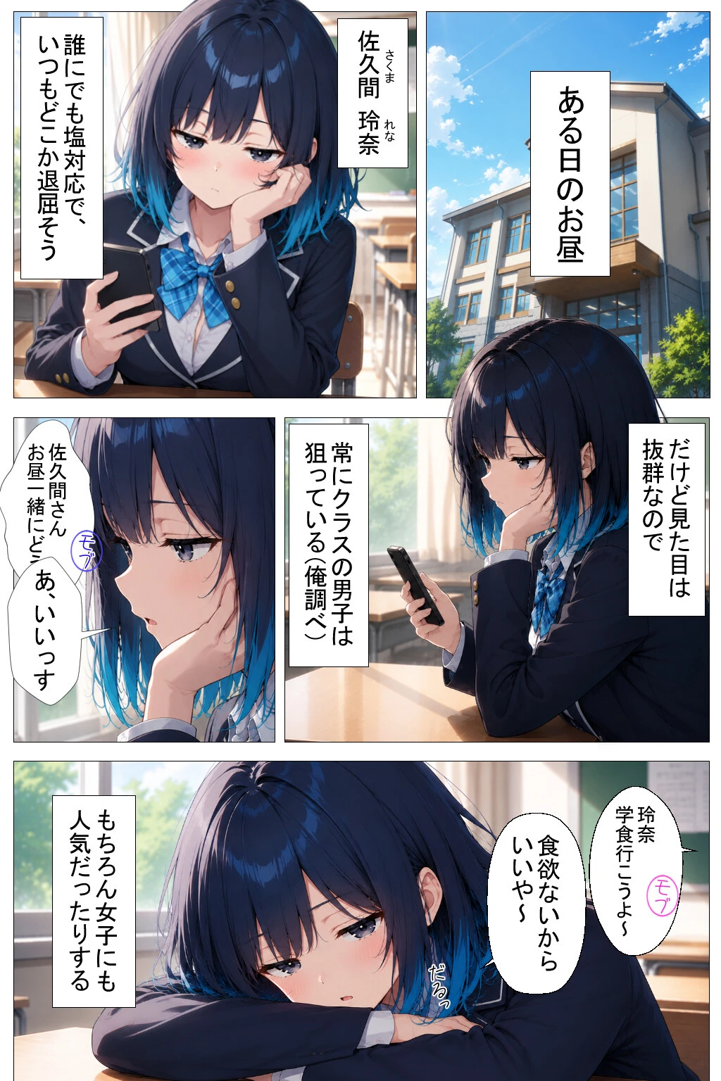 陰キャの俺をセックスの練習台にしたクールギャルが種付けされてメス堕ちした件ページ2